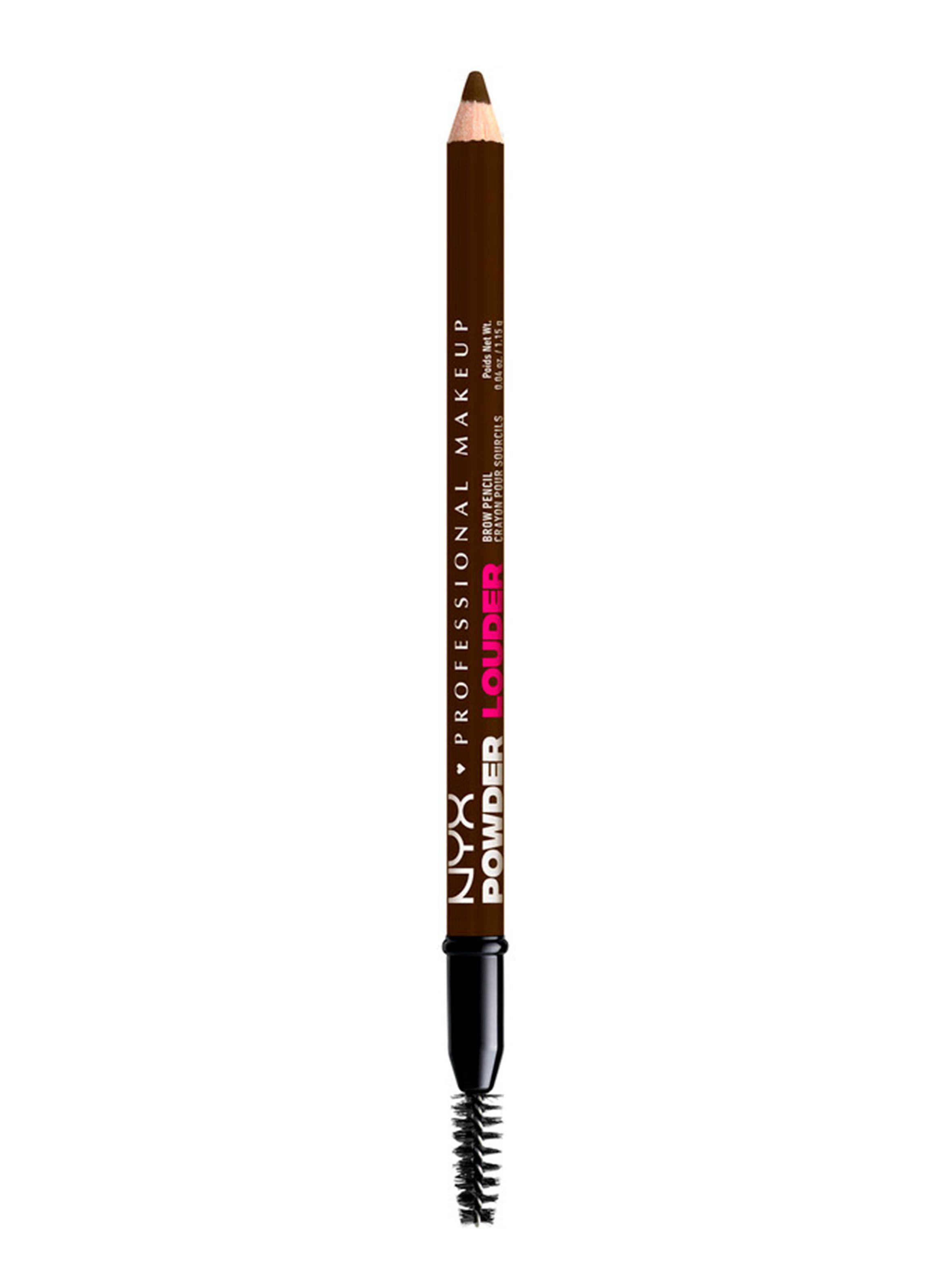 Lápiz de Cejas Nyx Powder Louder Brow Pencil Ash Brown 1.15 g-2