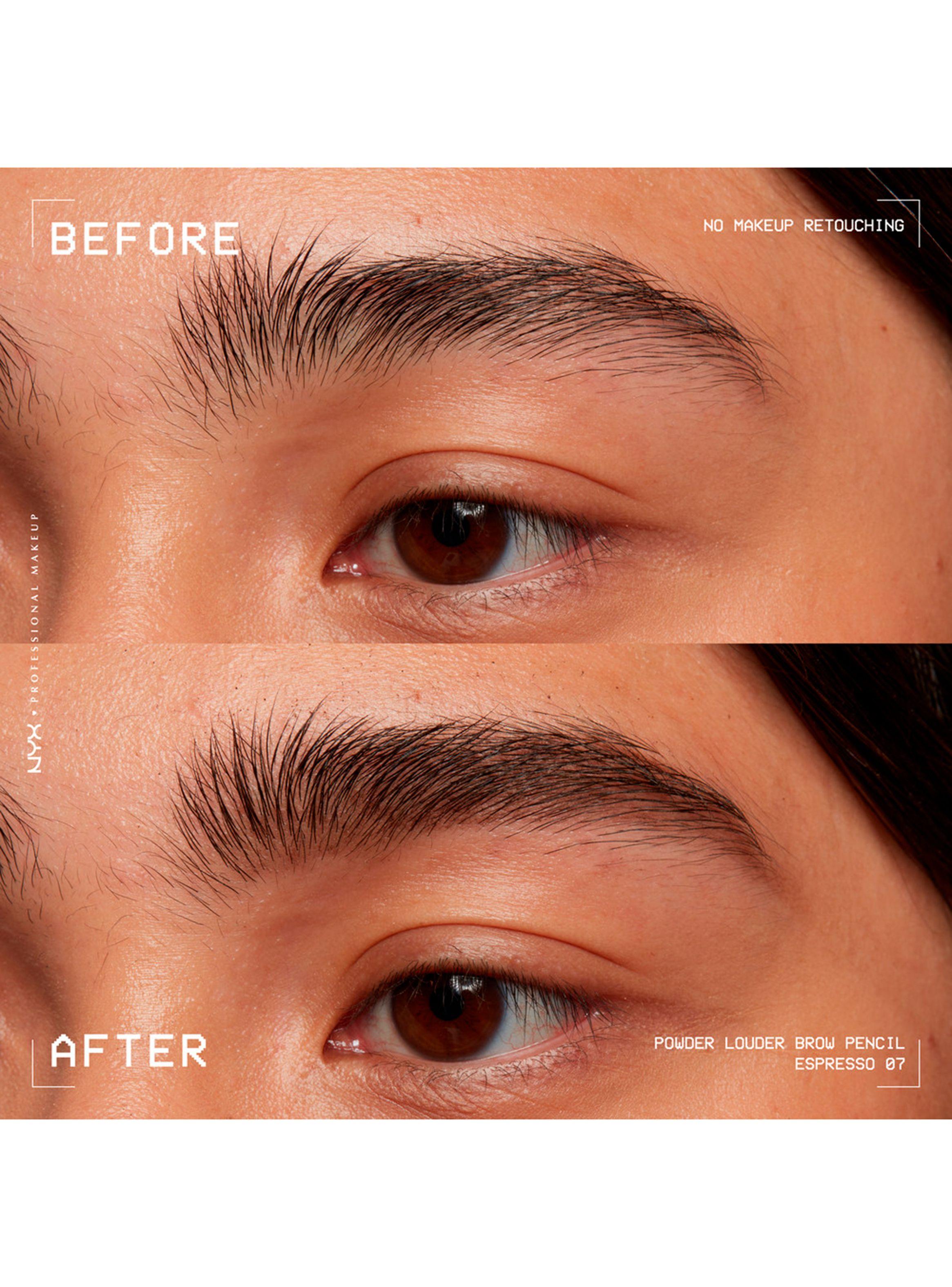 Lápiz de Cejas Nyx Powder Louder Brow Pencil Espresso 1.15 g-3