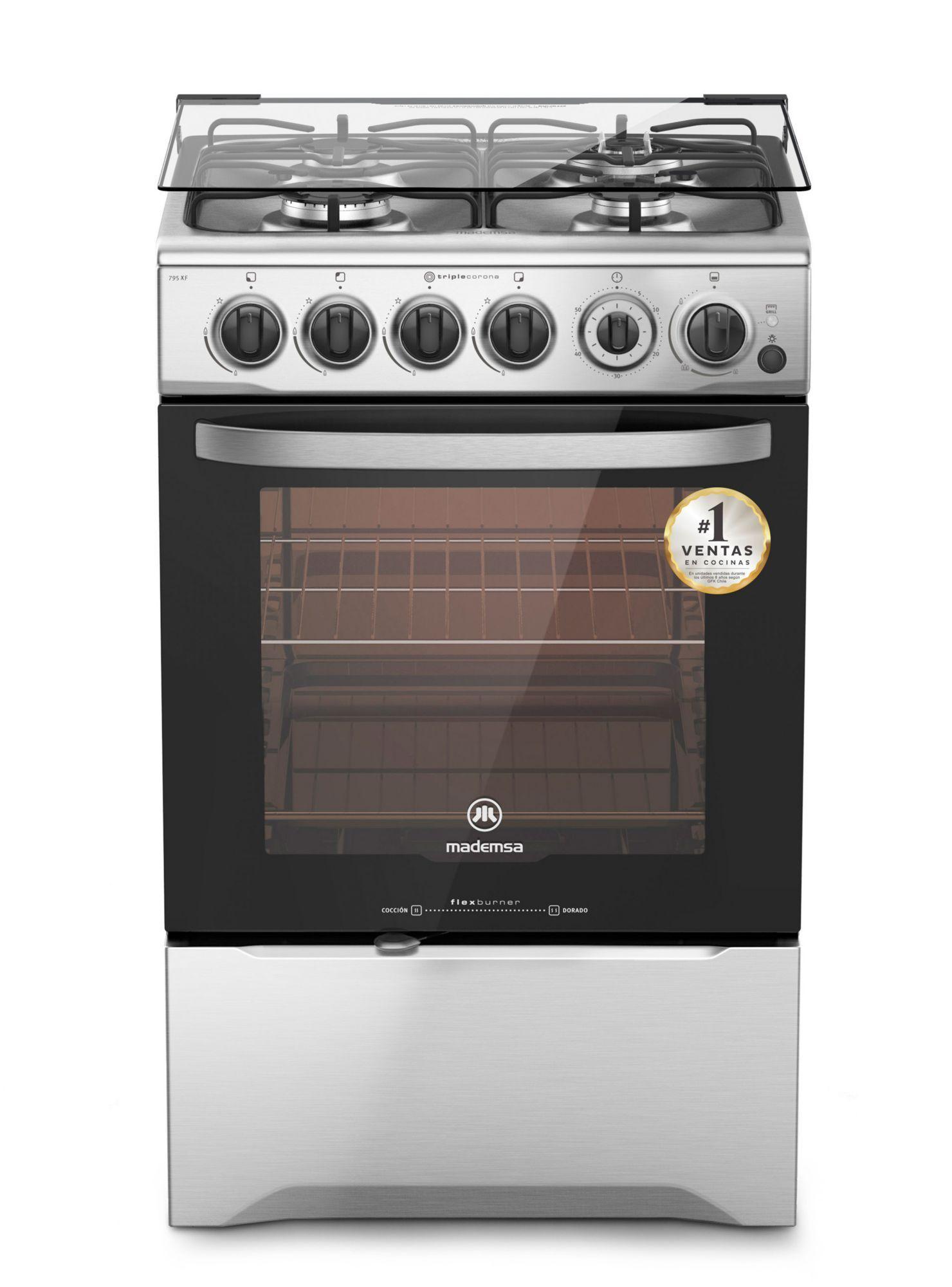 Cocina a Gas Mademsa 795XF 4 Quemadores-0