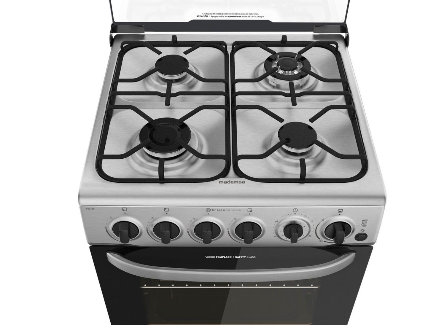 Cocina a Gas Mademsa 795XF 4 Quemadores-2