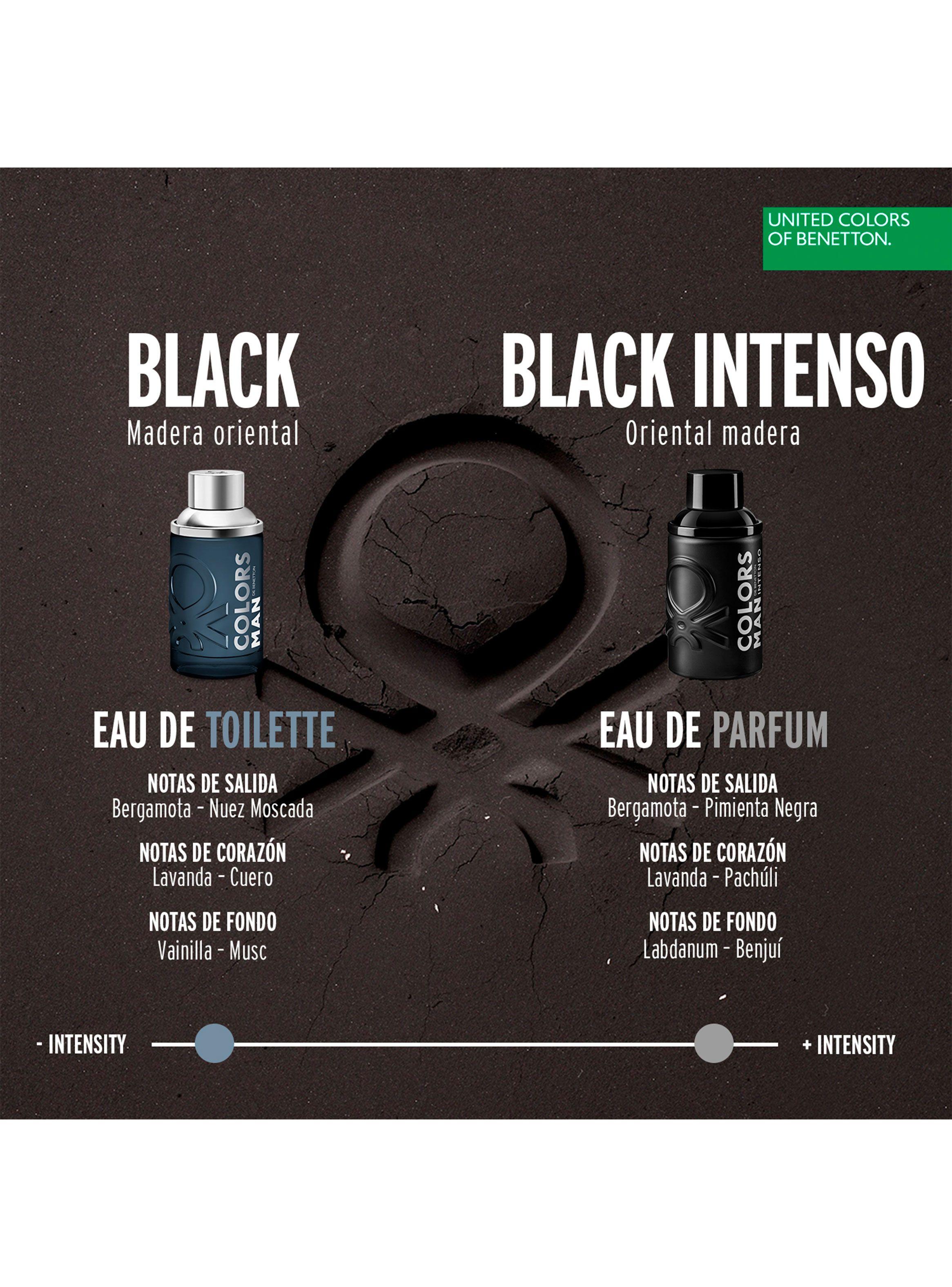 Set Perfume Colors Man Black Intense EDT Hombre 200 ml-5