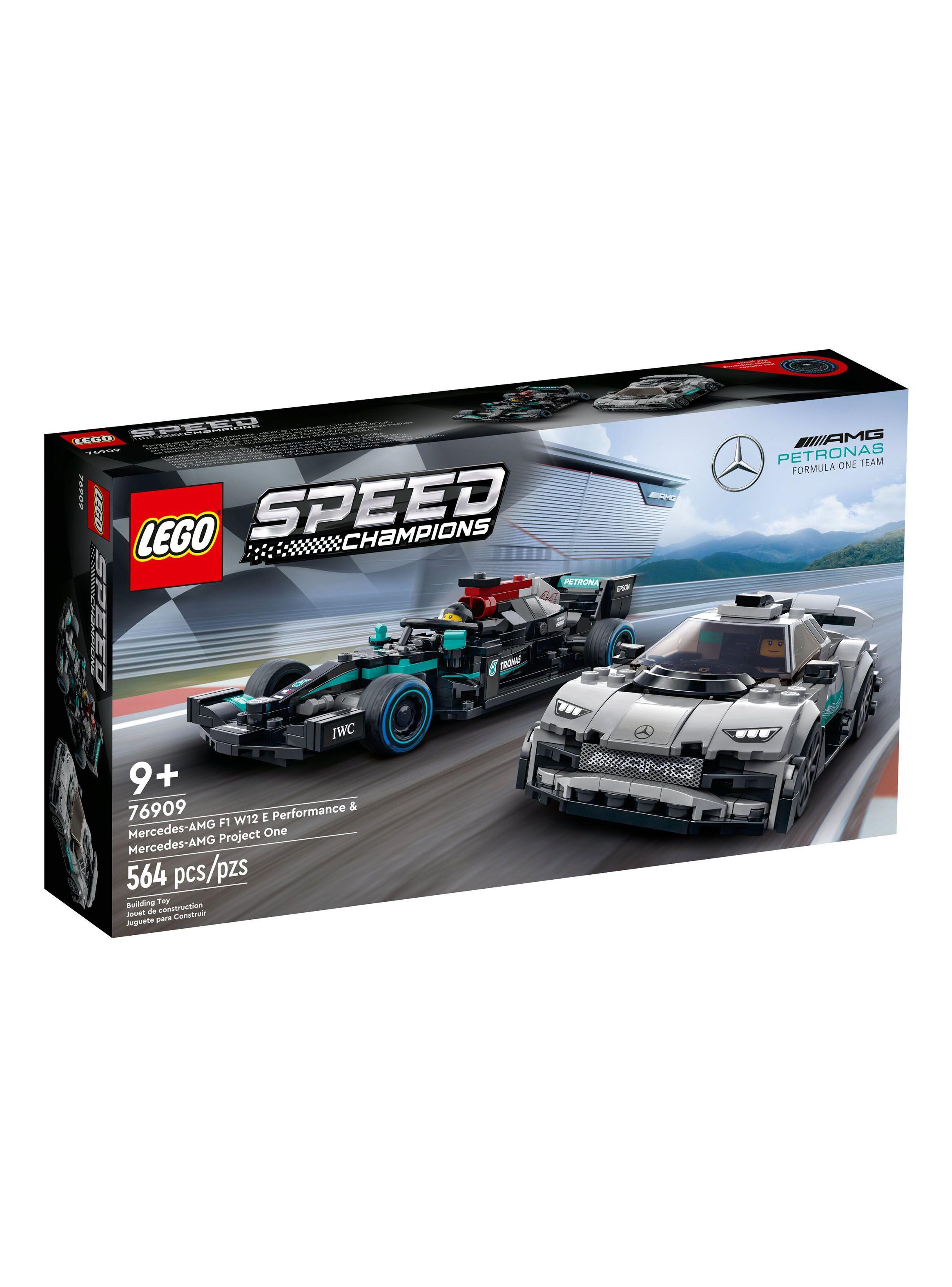 Juego Armable Speed Champions Mercedes-AMG F1 W12 E Performance y Mercedes-AMG Project One-0