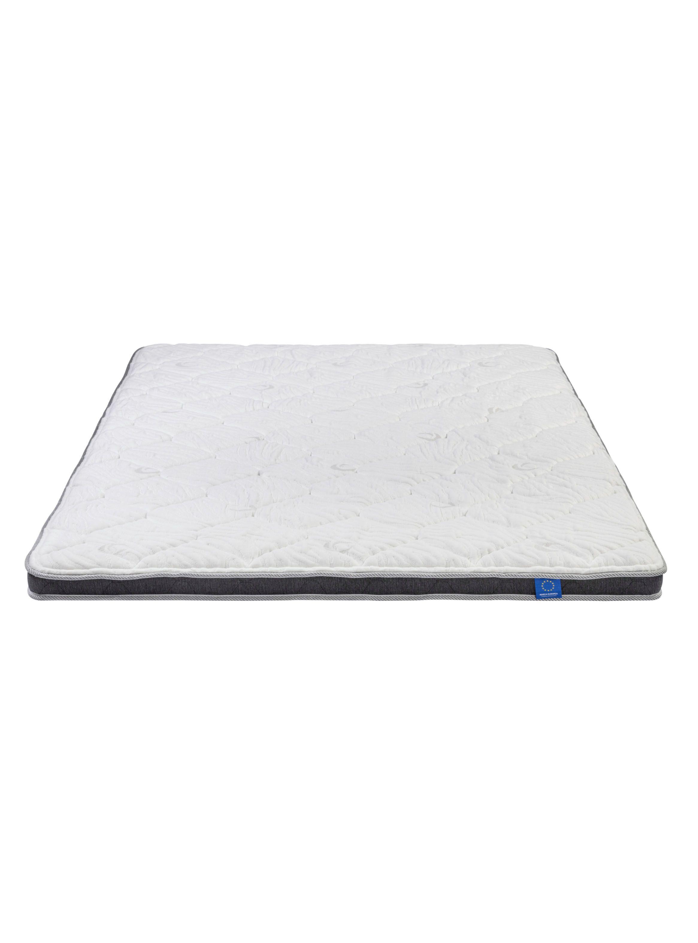 Topper Enrollado Salus 2 Plazas Box + Almohadas Salus-3