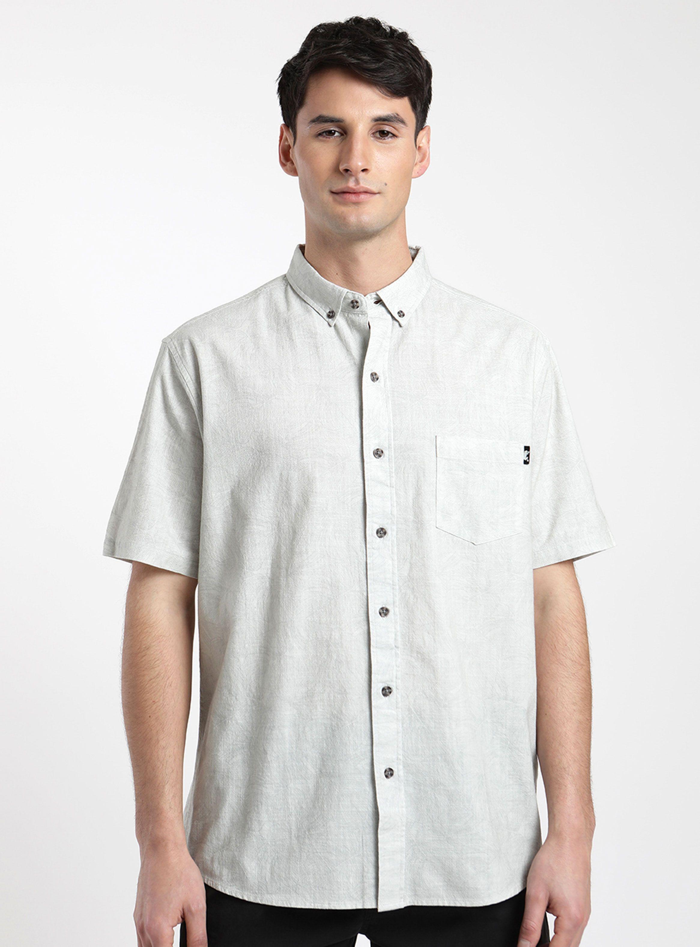 Camisa Manga Corta Texture Basic-0