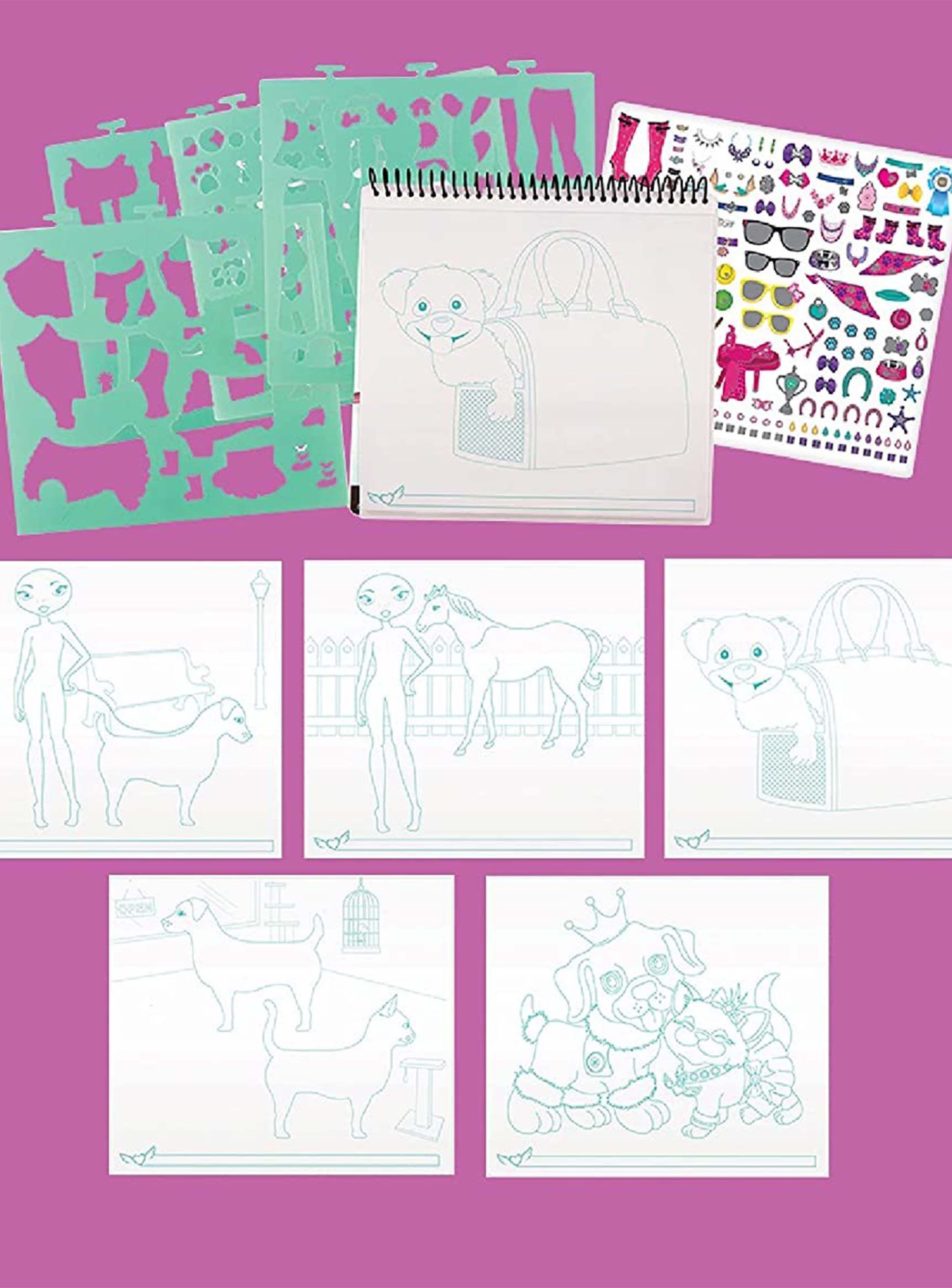 Libro para Colorear Amante de las Mascotas-1
