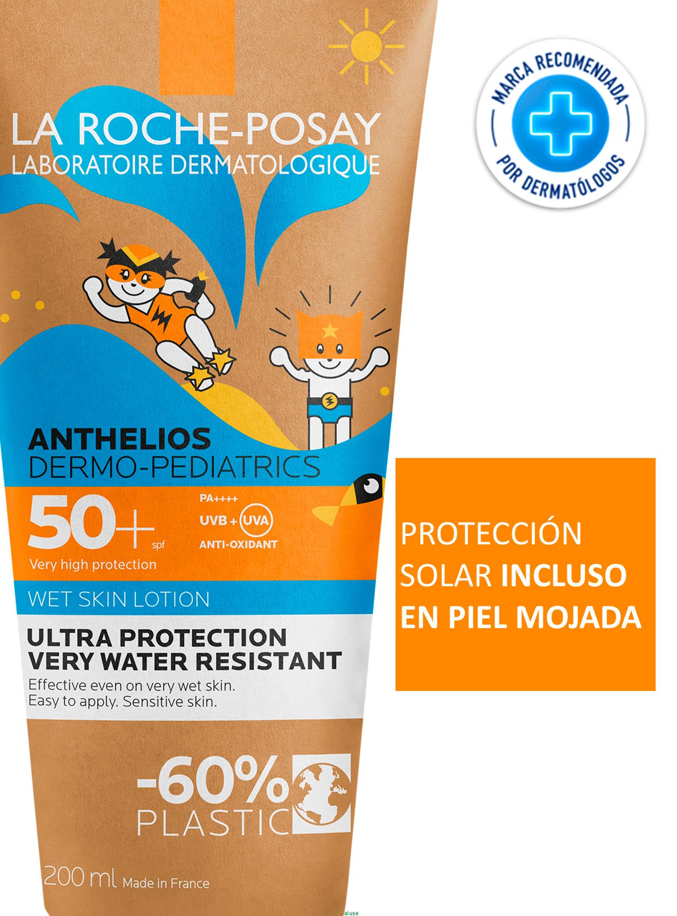 Protector Solar Anthelios Dermopediatrics Wet Skin Fps 50+ 200ml-3