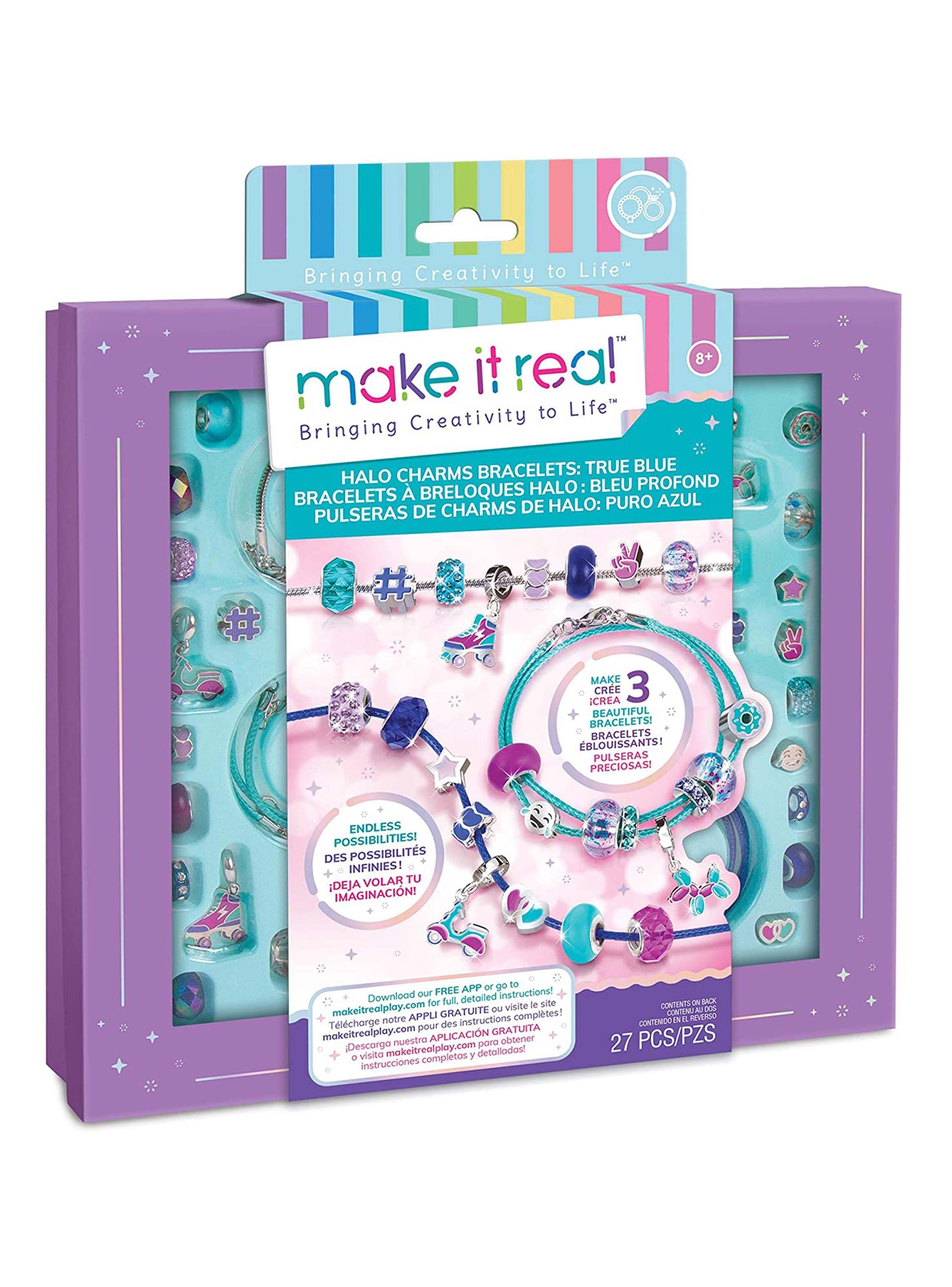 Brazaletes Brillantes con Halo Charms Make It Real-0