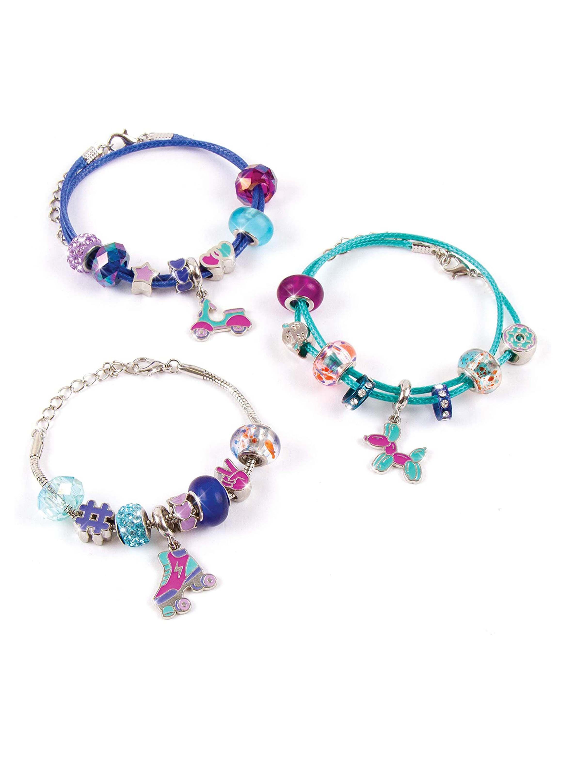 Brazaletes Brillantes con Halo Charms Make It Real-1