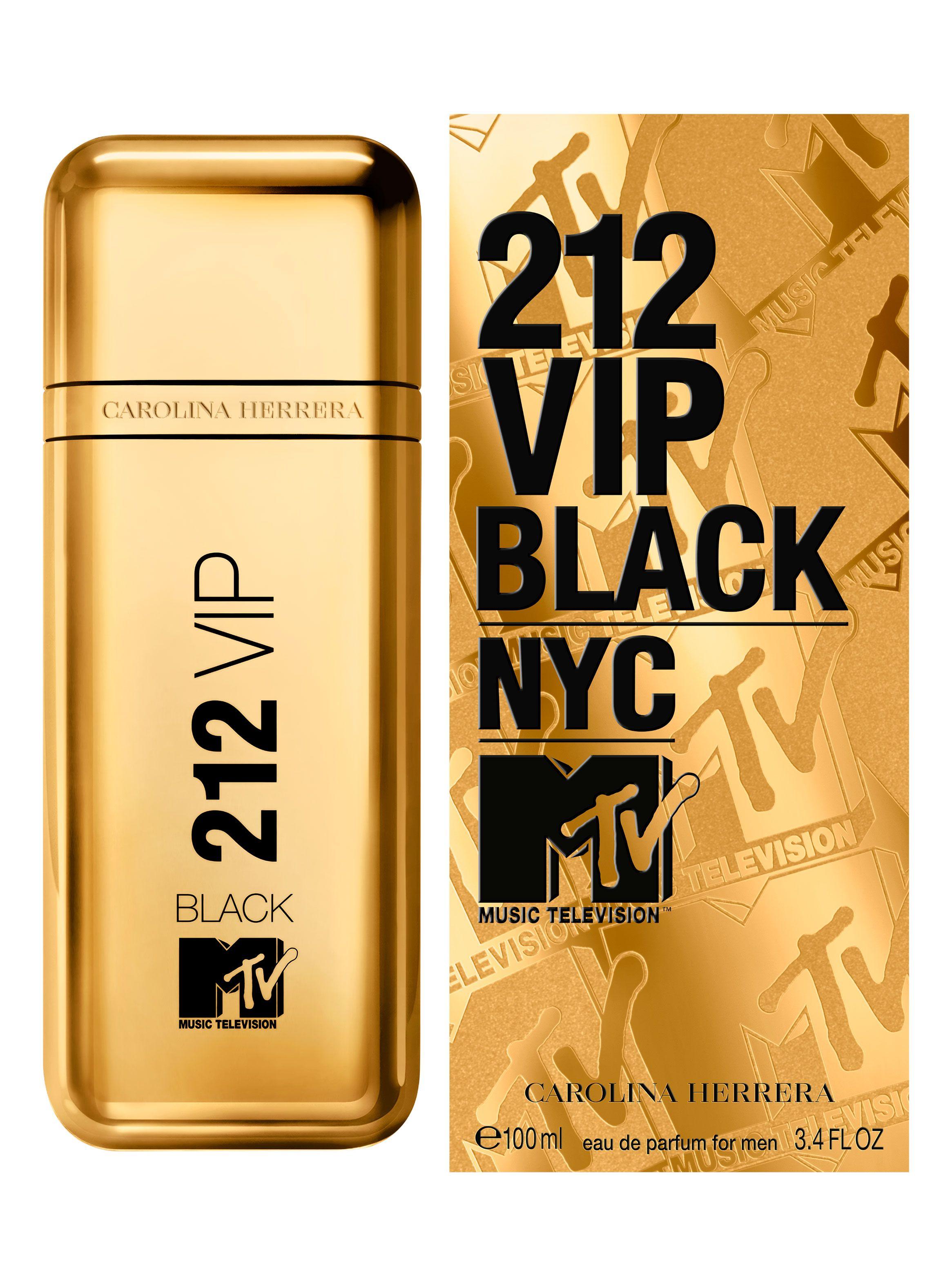 Perfume 212 Vip Black MTV EDP Hombre 100 ml Carolina Herrera-1