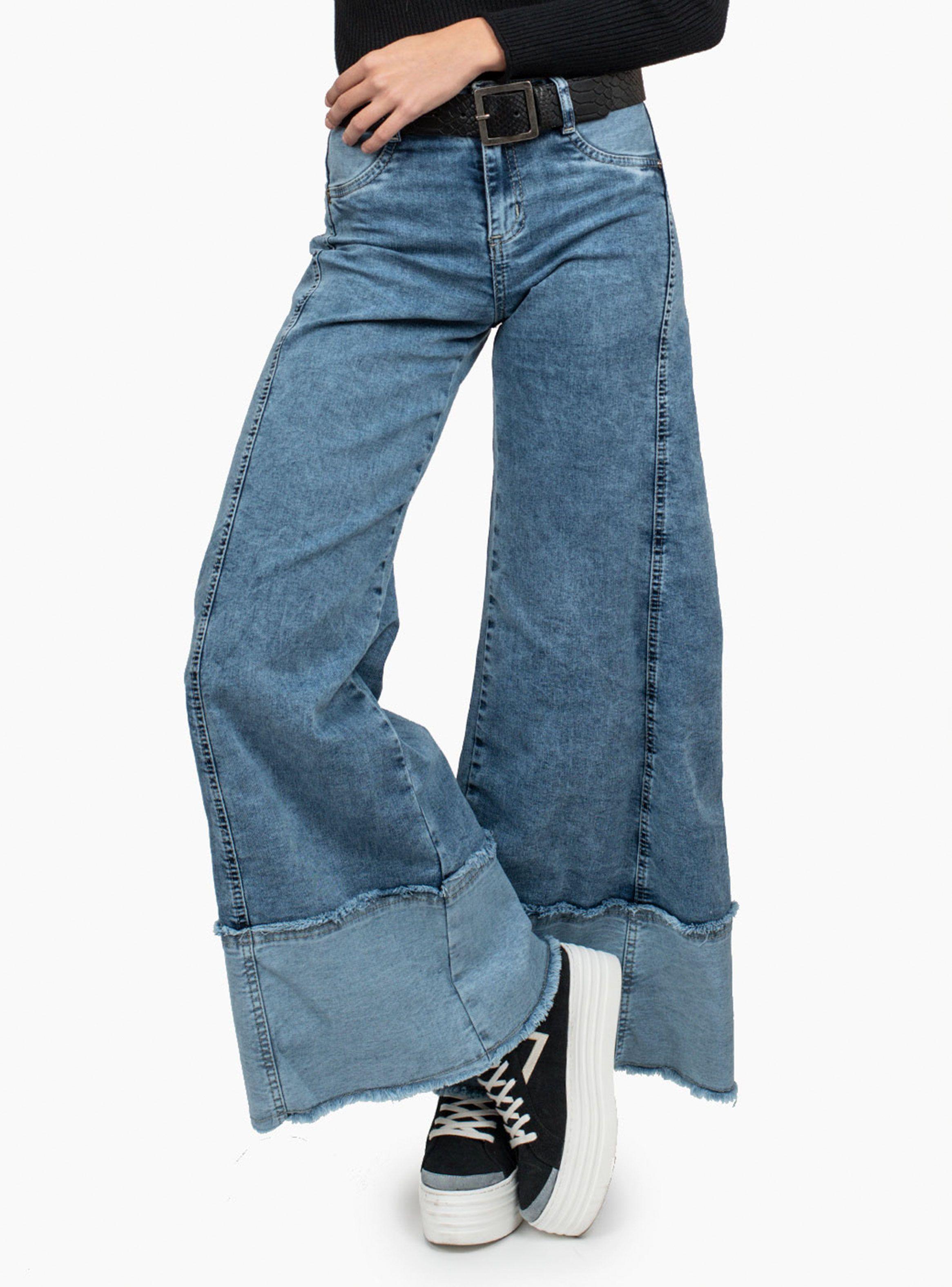 Jeans Amanda Azul Gravillado-0