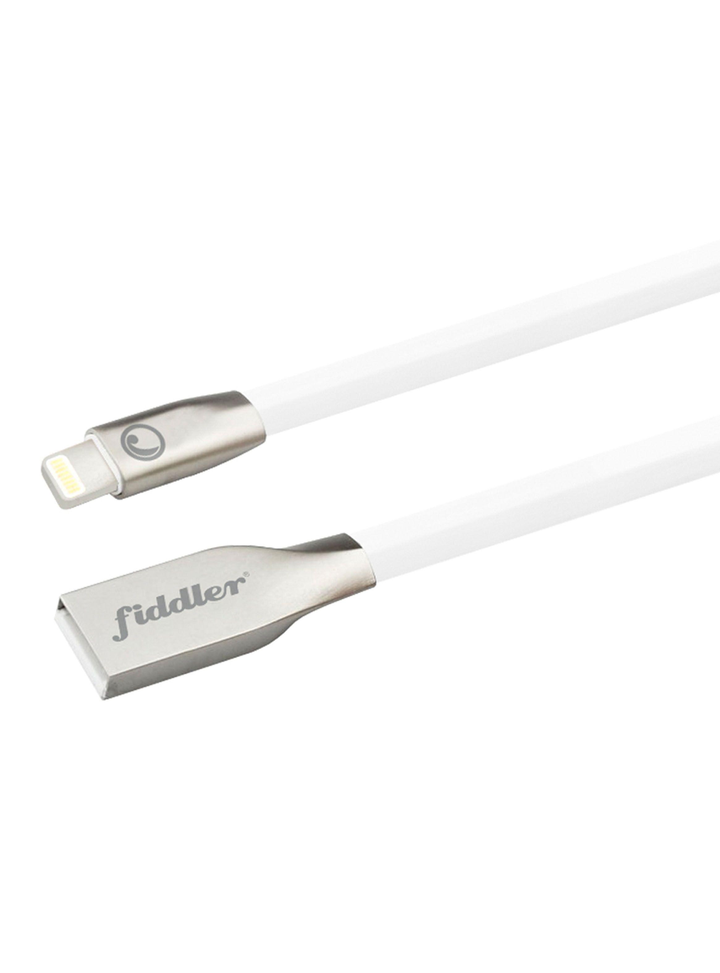 Cable Plano Lightning 2.0A Blanco-1