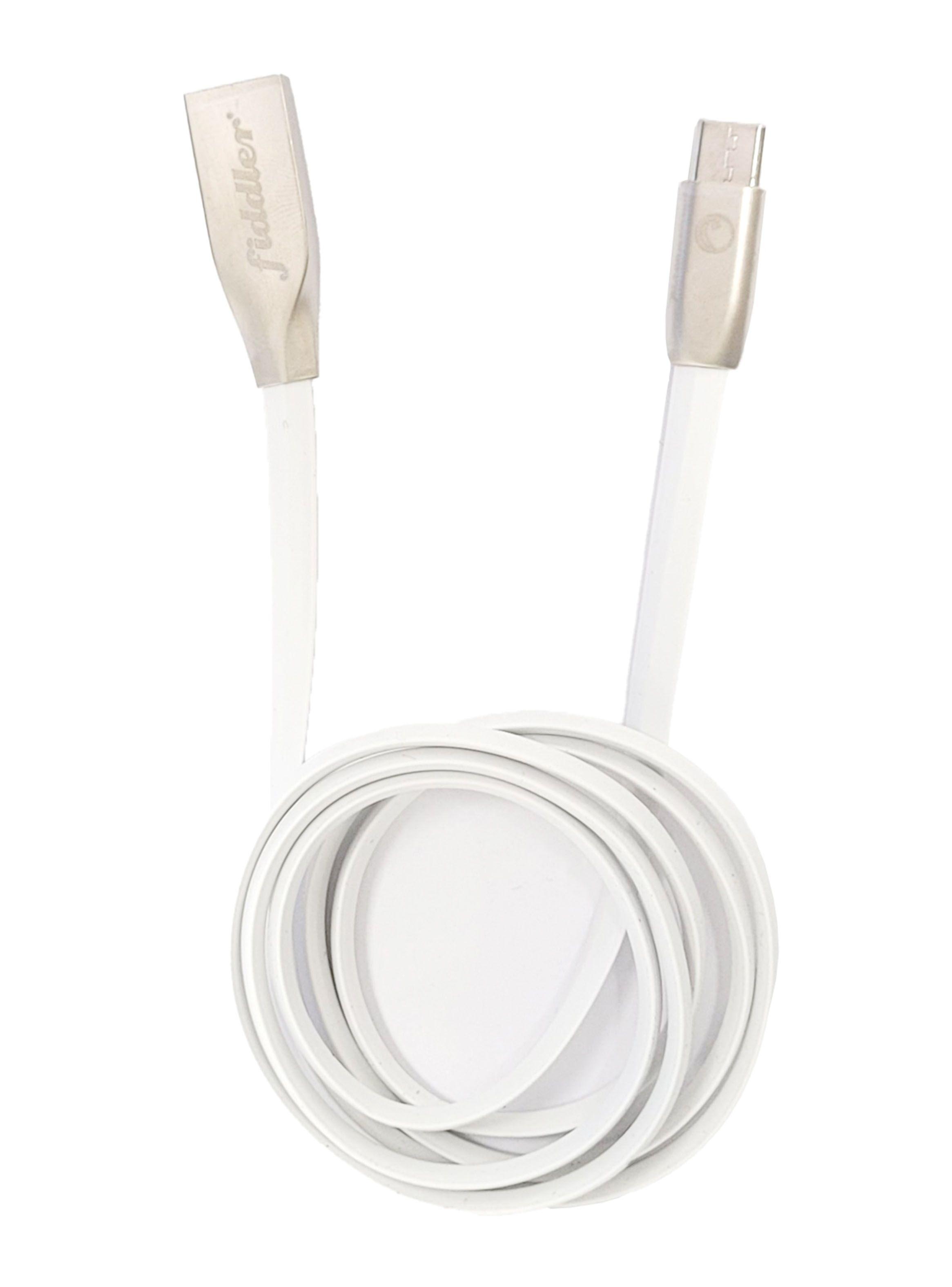 Cable Plano Type C 2.0A Blanco-2