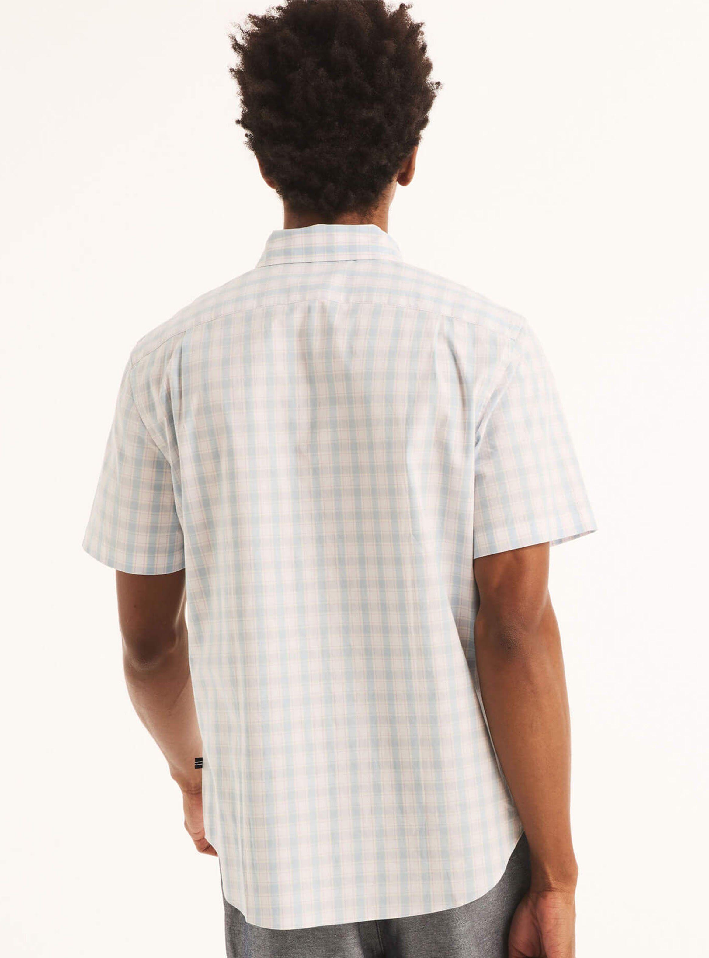 Camisa MC Print Bicolor Cuadros-1