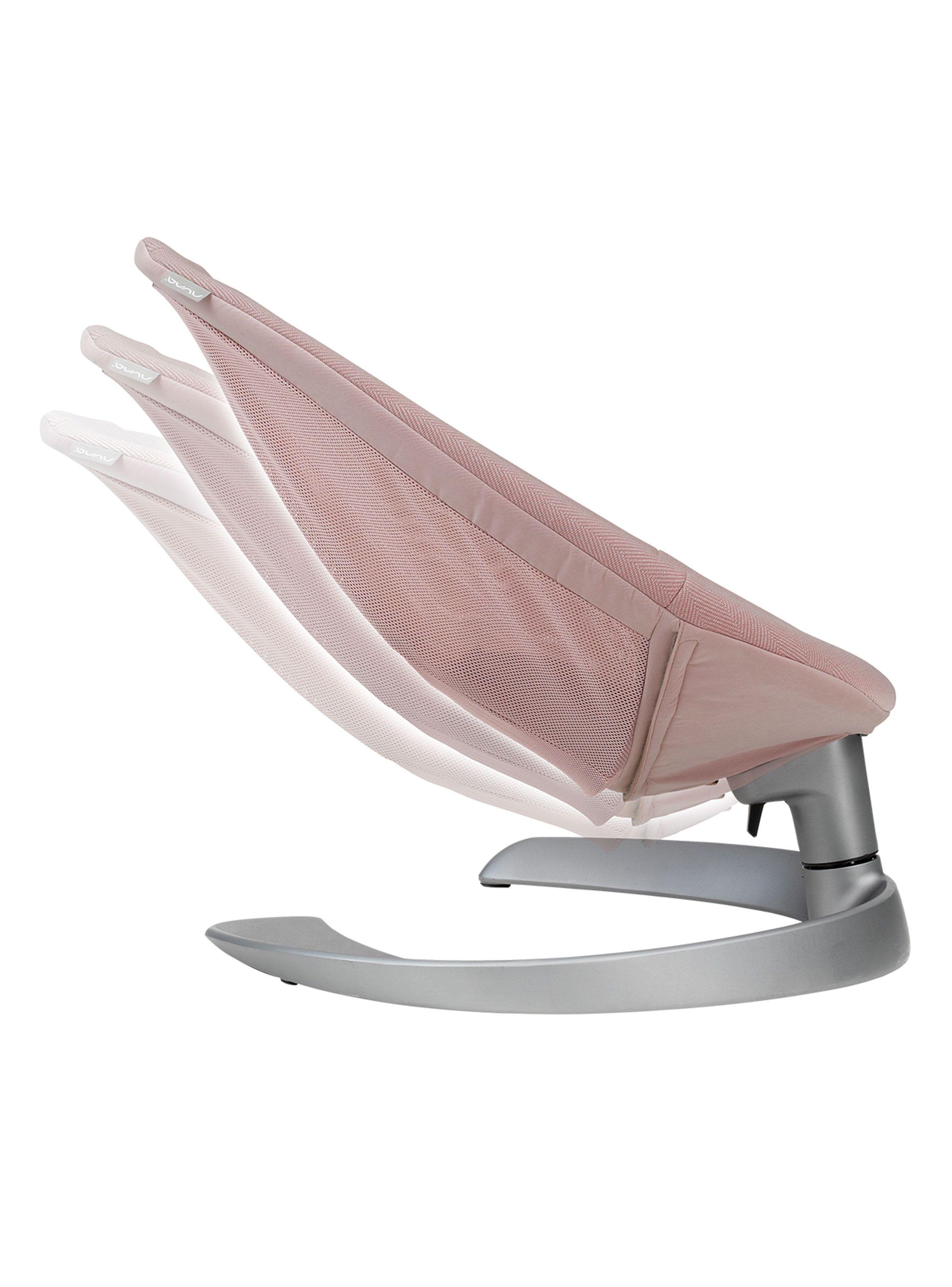 Silla Nido Bouncer Leaf  Grow Blush Rosada Nuna-3