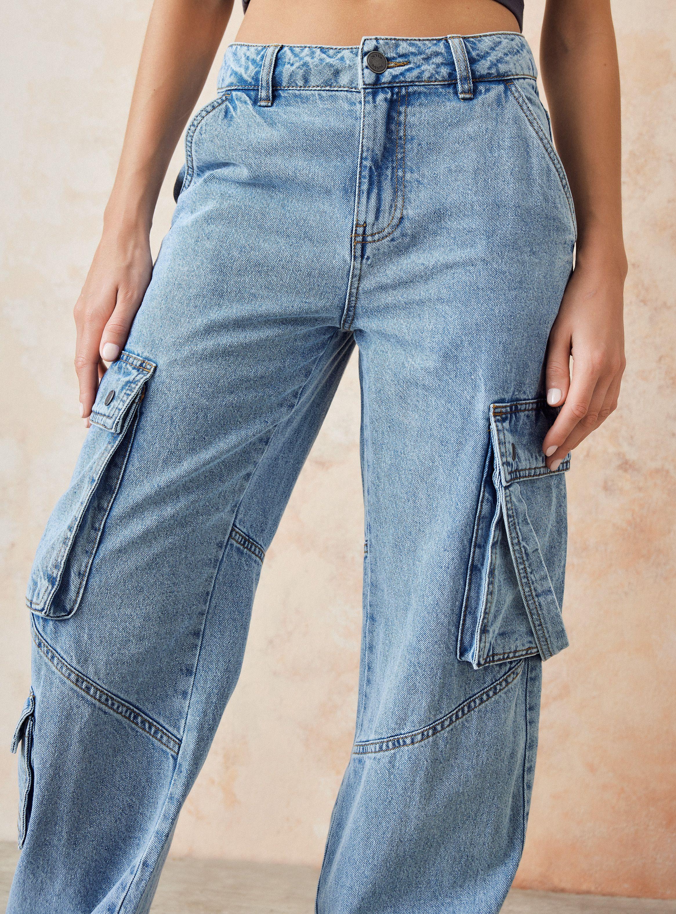 Jeans Bolsillos Cargo-2