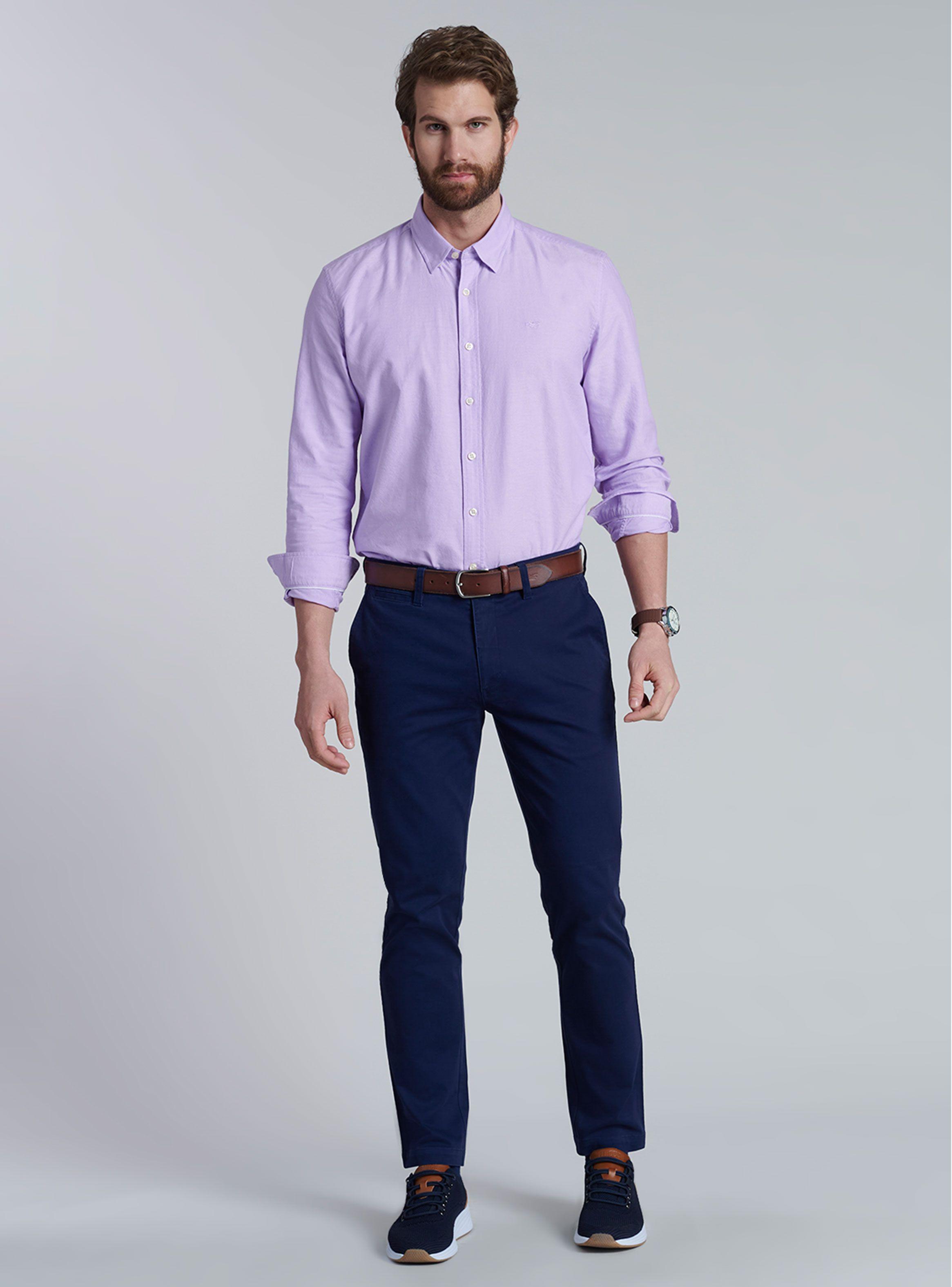 Camisa Sport Oxford Regular Fit-4