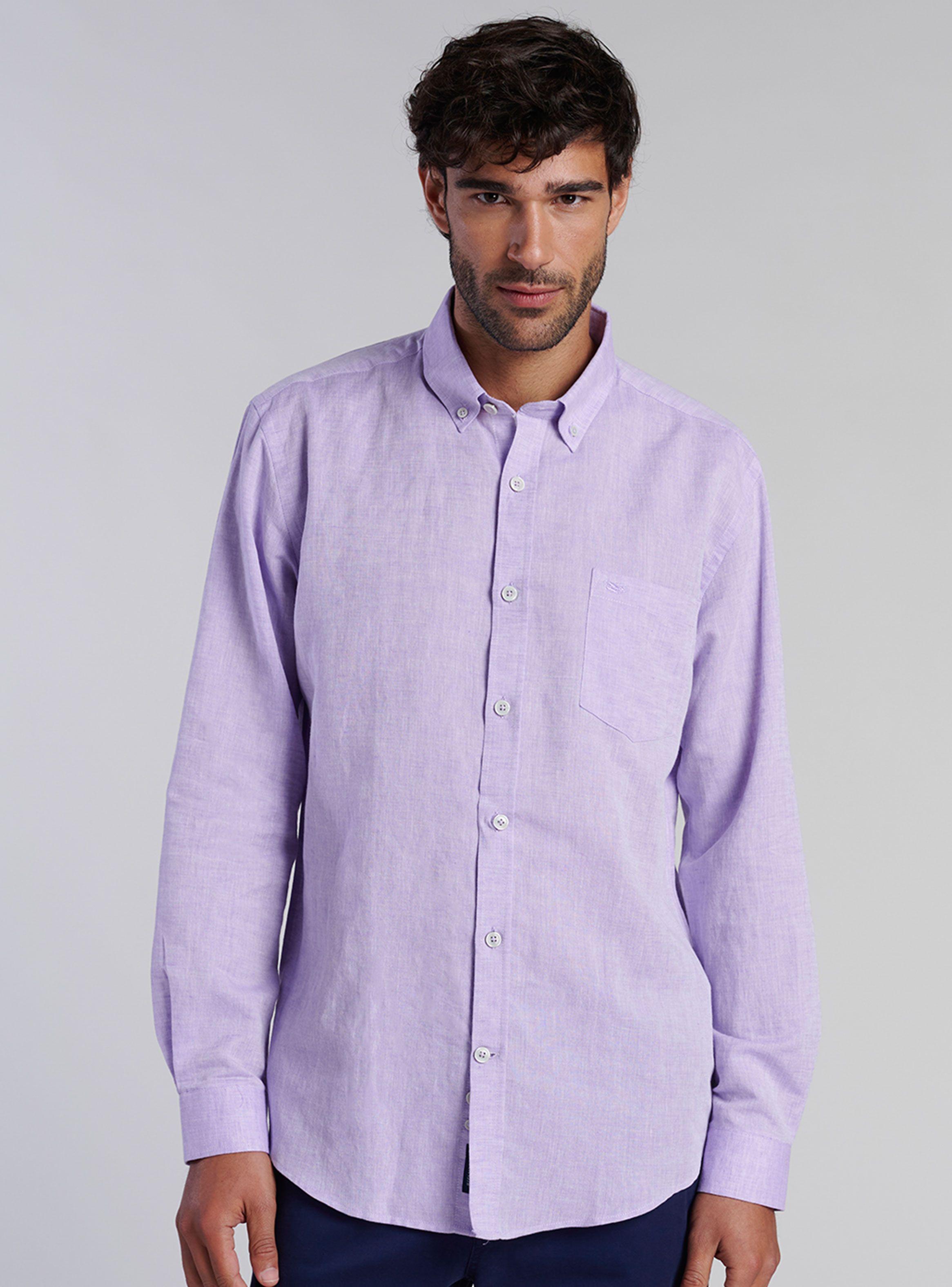 Camisa Sport Lino Regular Fit-0