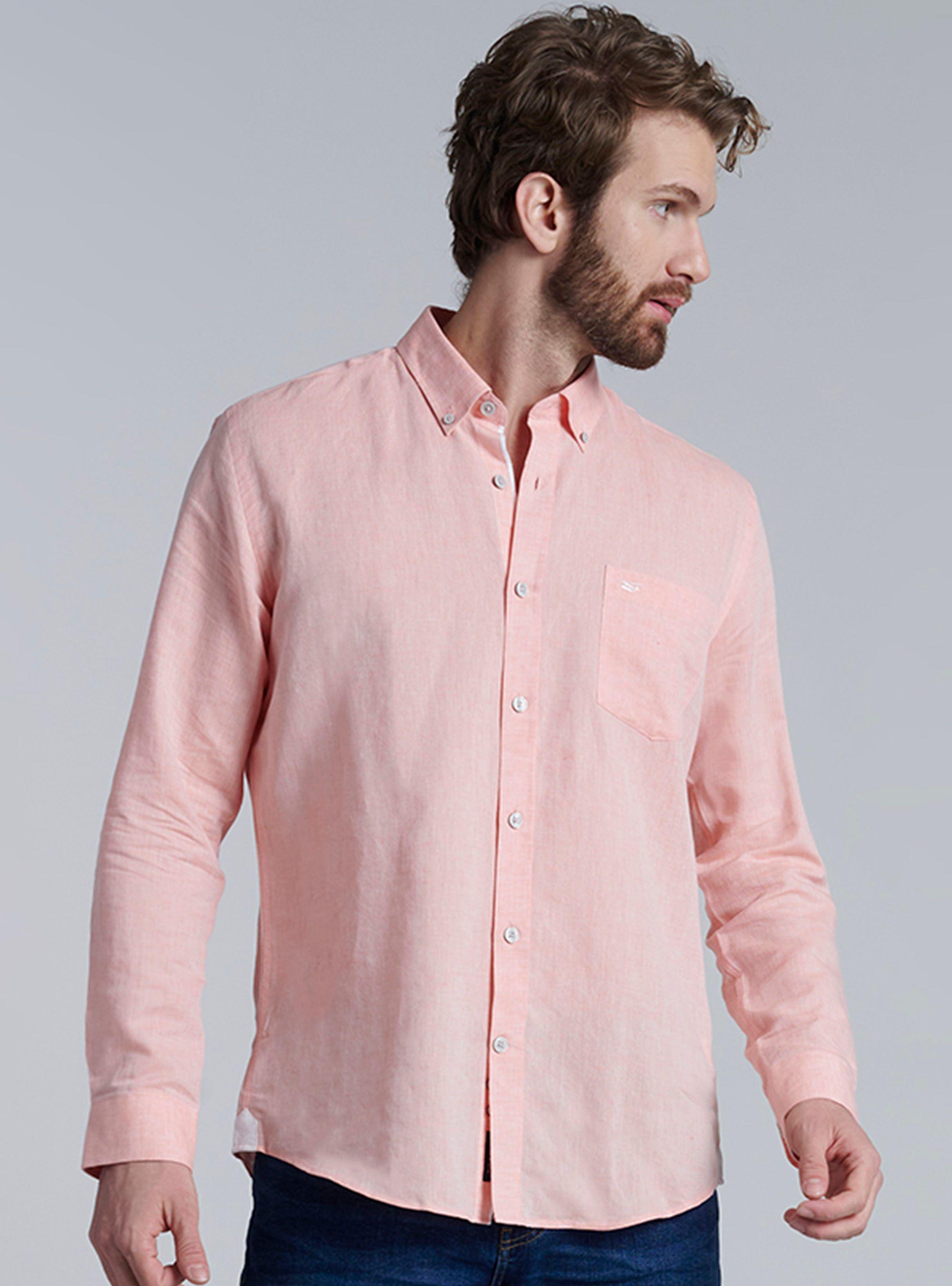 Camisa Sport Lino Regular Fit-0