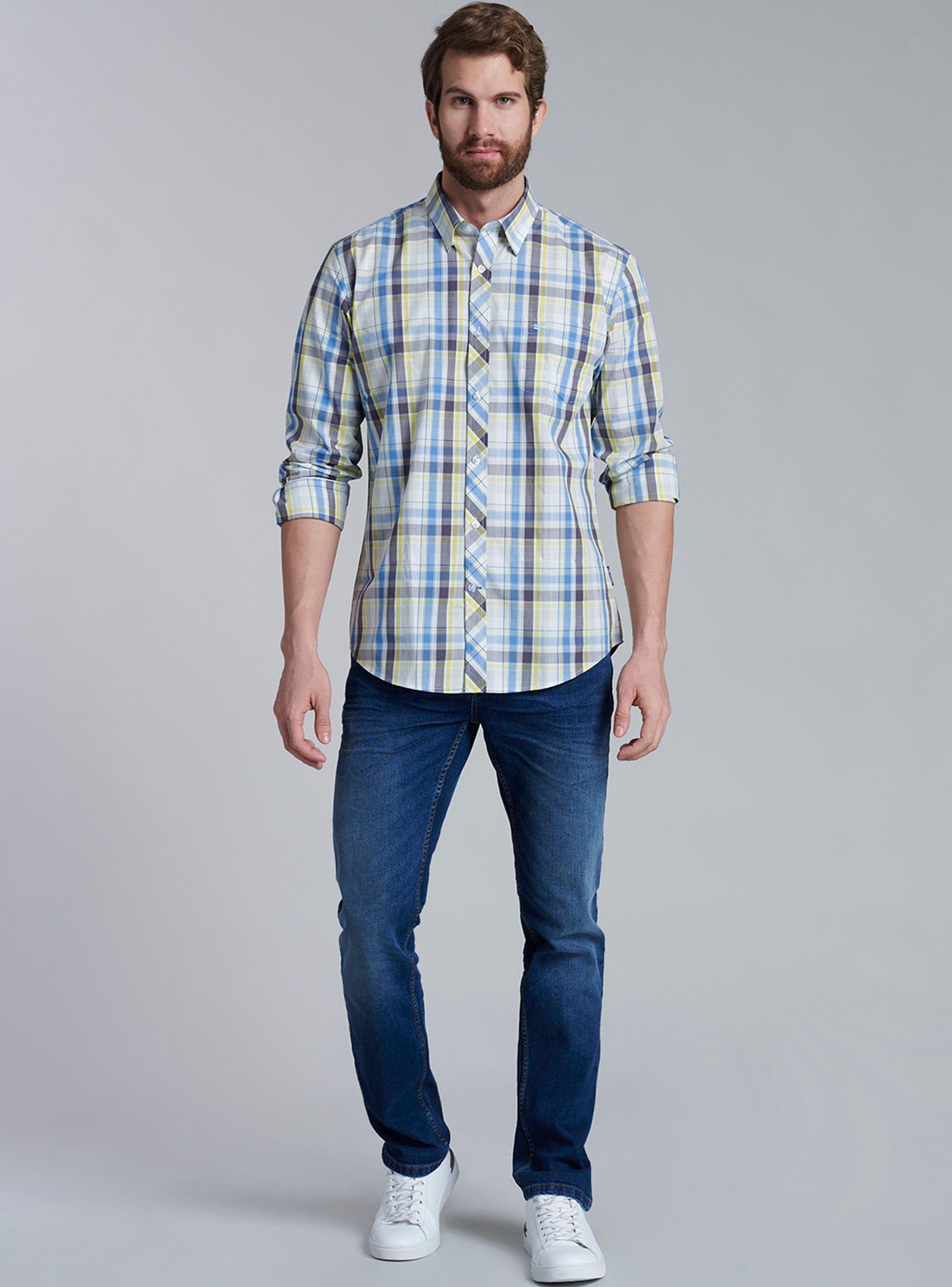 Camisa Check Orlando Slim Fit-4