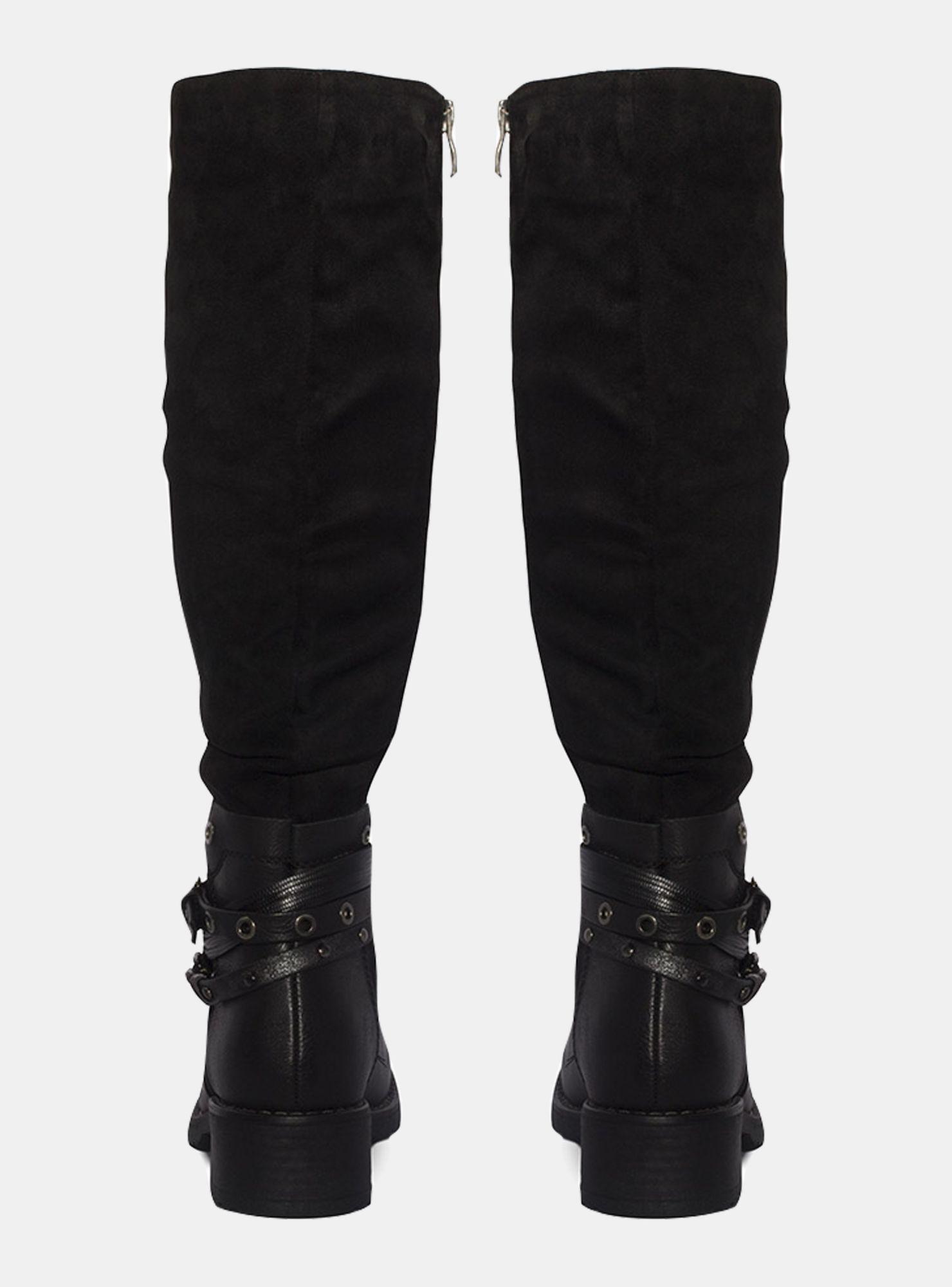 Bota Via Uno Negro Vestir-2