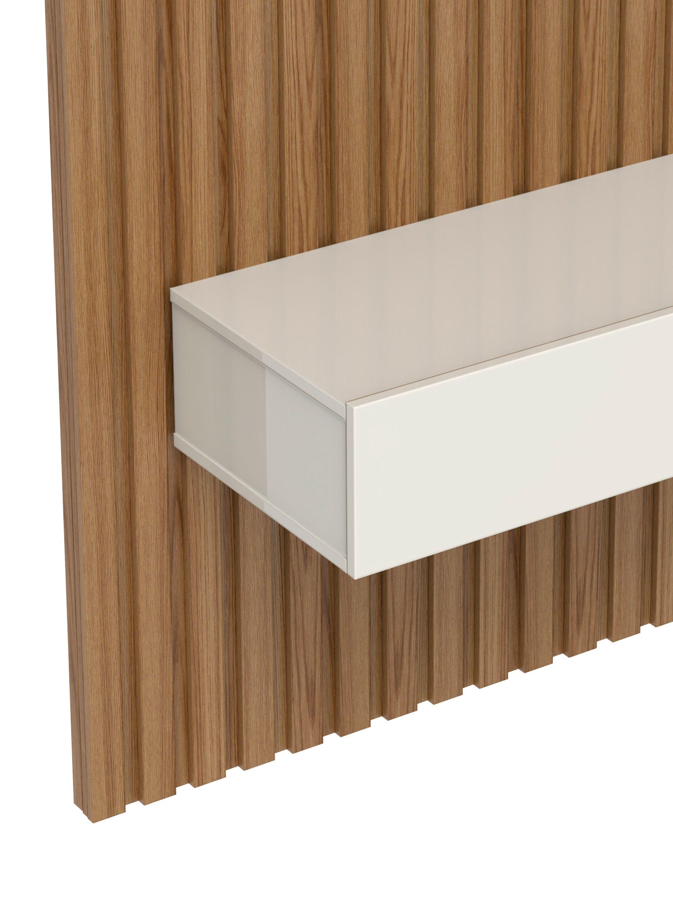 Panel TV Aspen 50" Castaño Off White-3