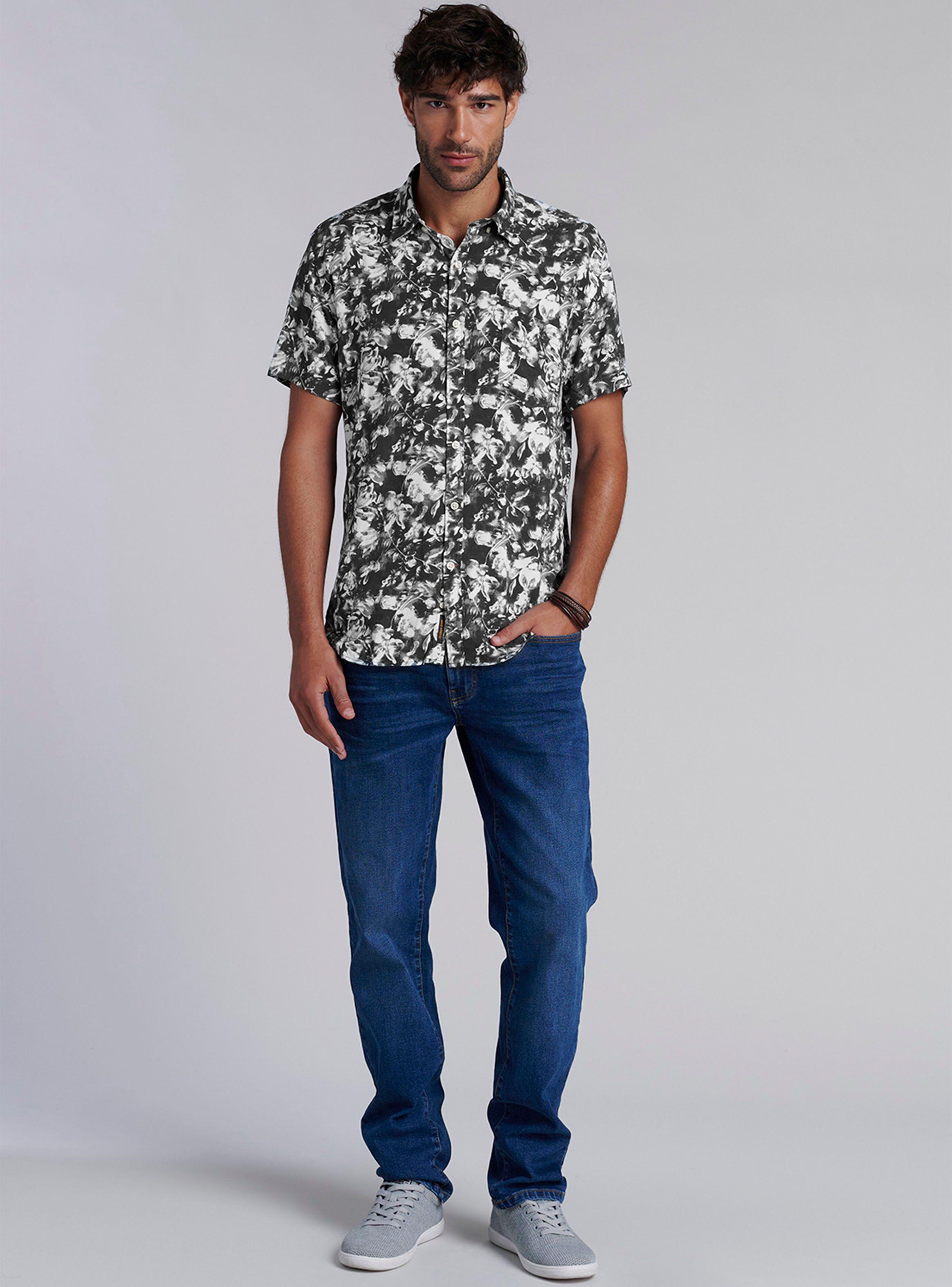 Camisa Estampada Modelo Ohio Slim Fit-2