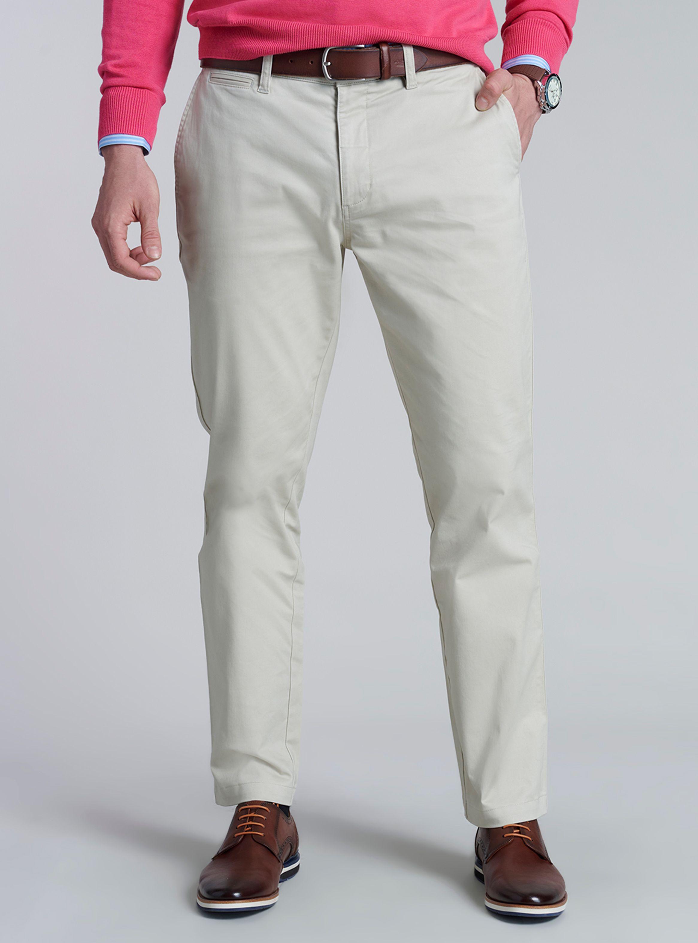 Pantalón Twill Regular Fit-0