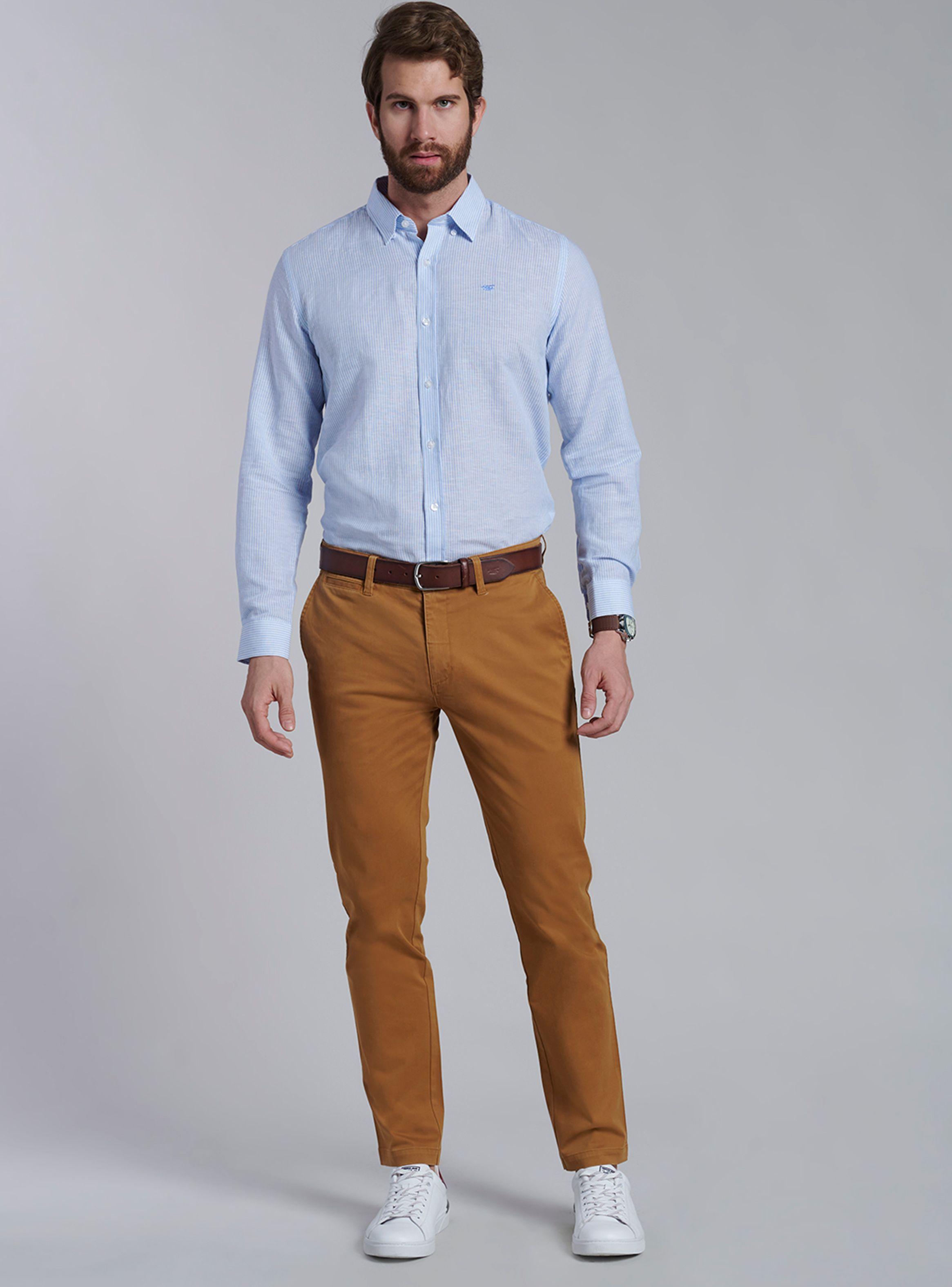 Pantalón Twill Slim Fit-3