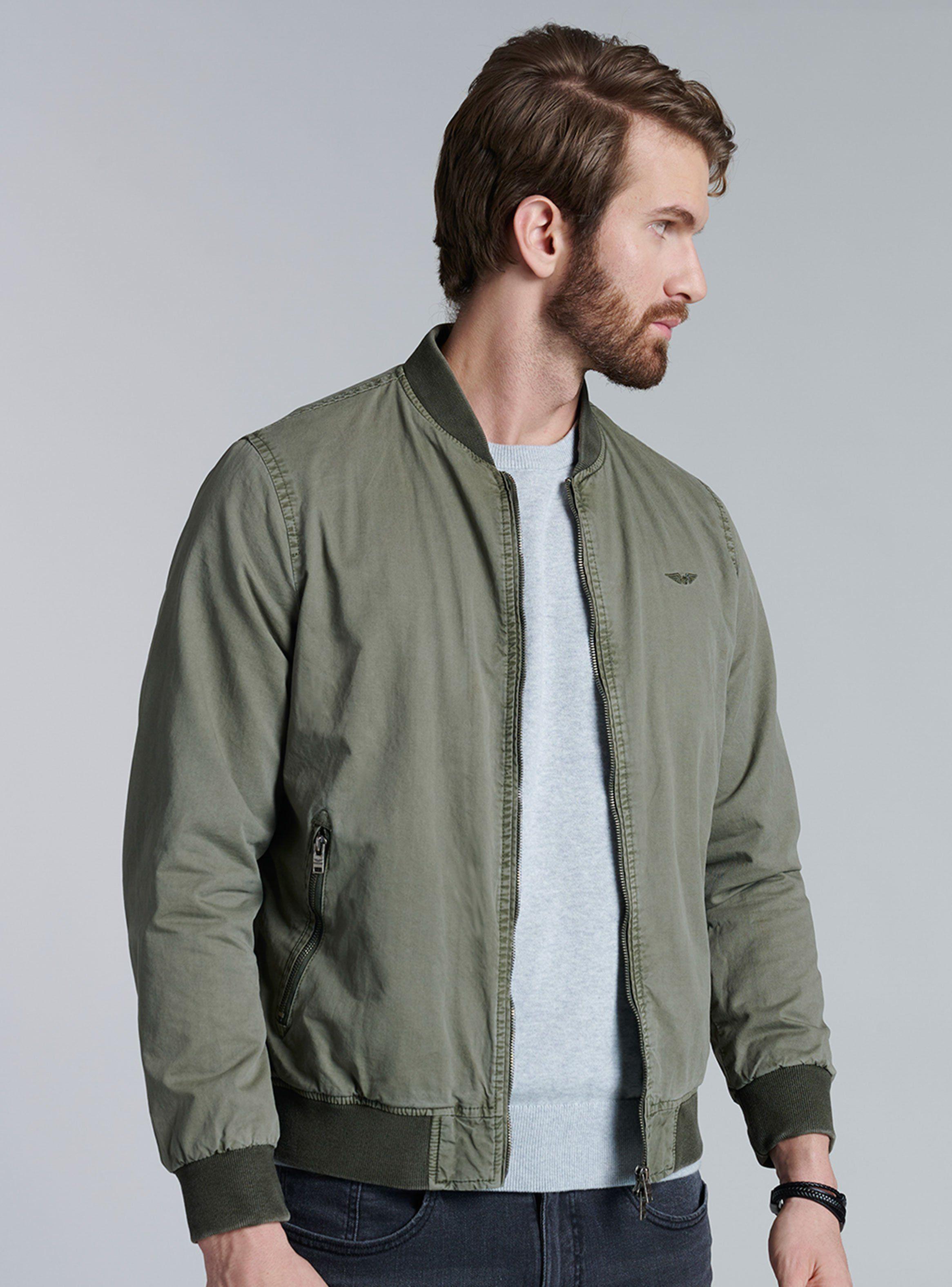 Chaqueta Bomber Garment Dyed Fj Slim Fit-0