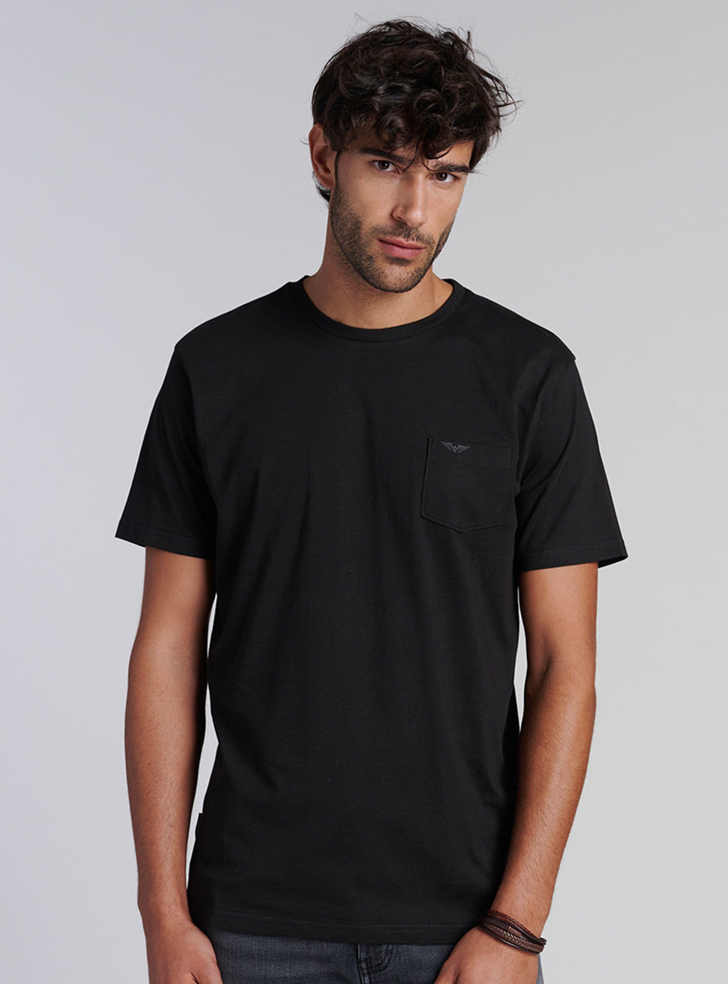 Polera Bolsillo Houston Regular Manga Corta-0