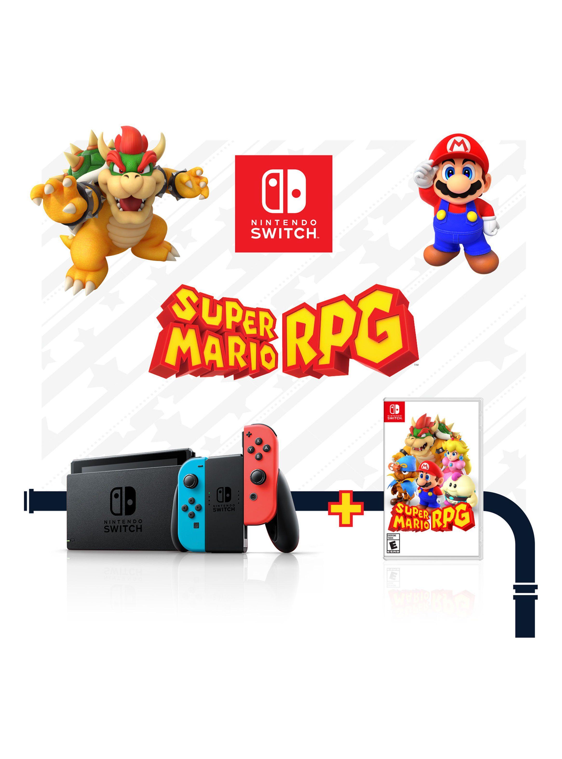 Consola Nintendo Switch Neon + Juego Mario RPG-1