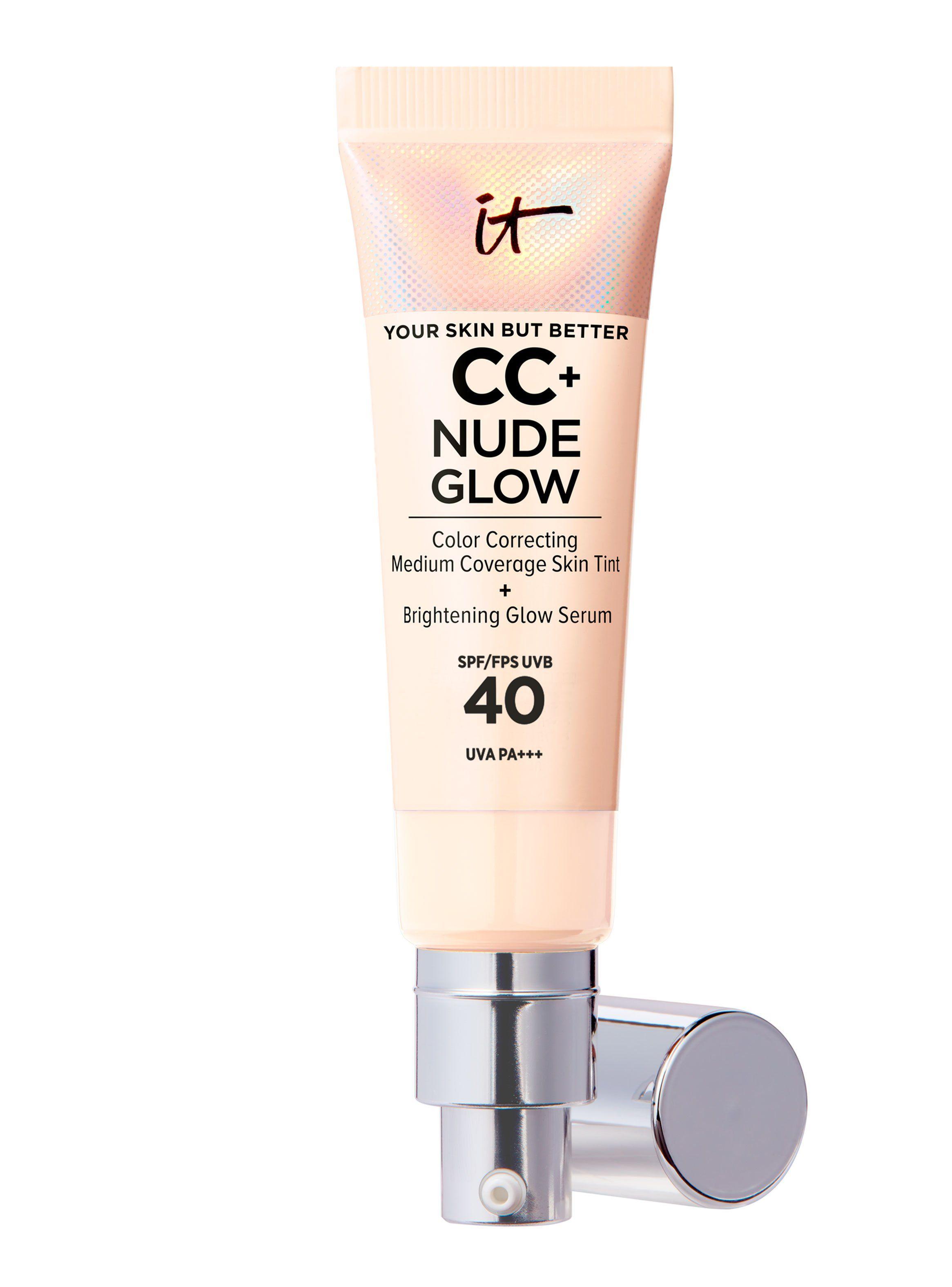 Base de Media Cobertura CC + Nude Glow Fair con SPF 40-0