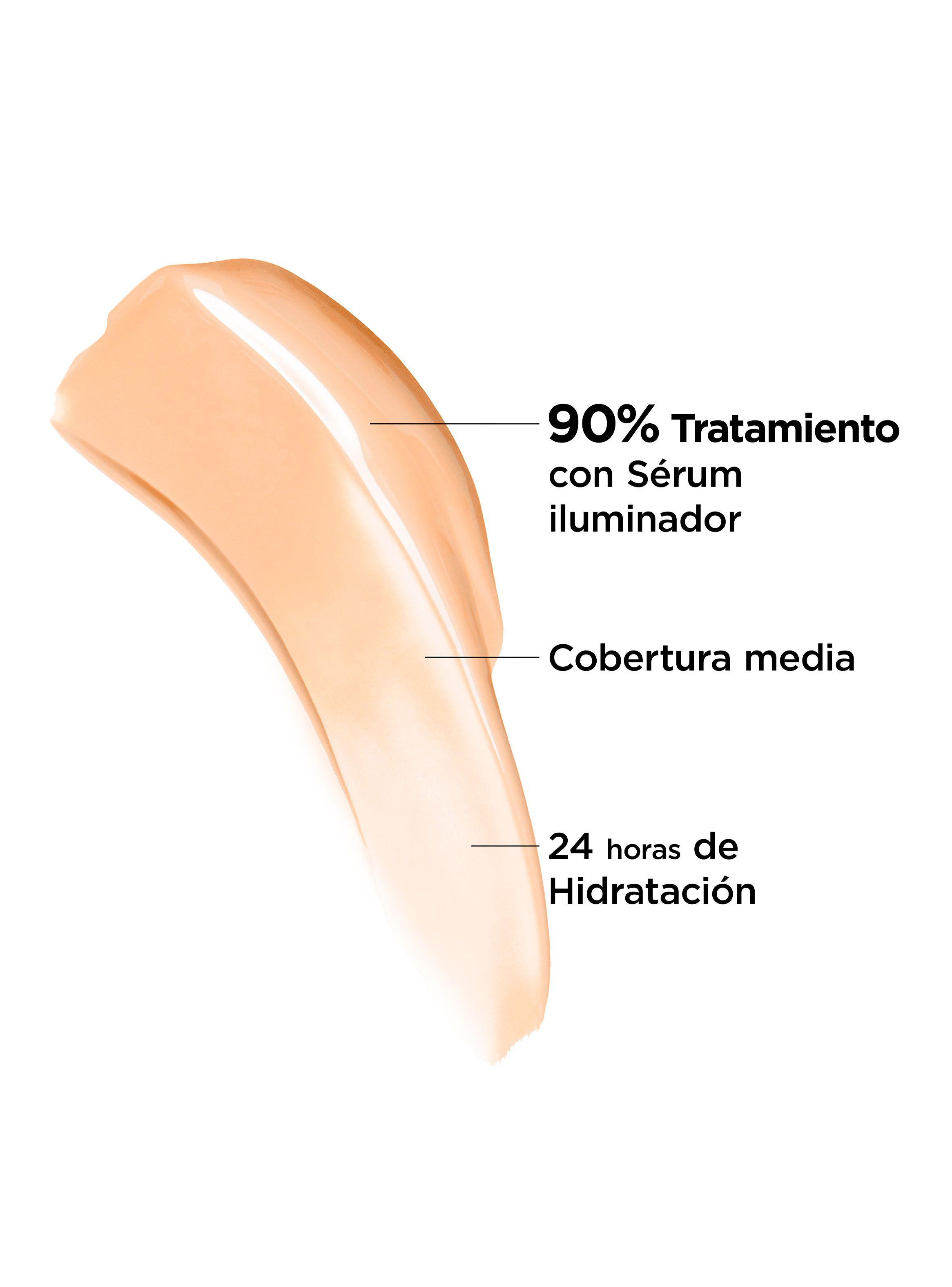 Base de Media Cobertura CC + Nude Glow Fair Light con SPF 40-1