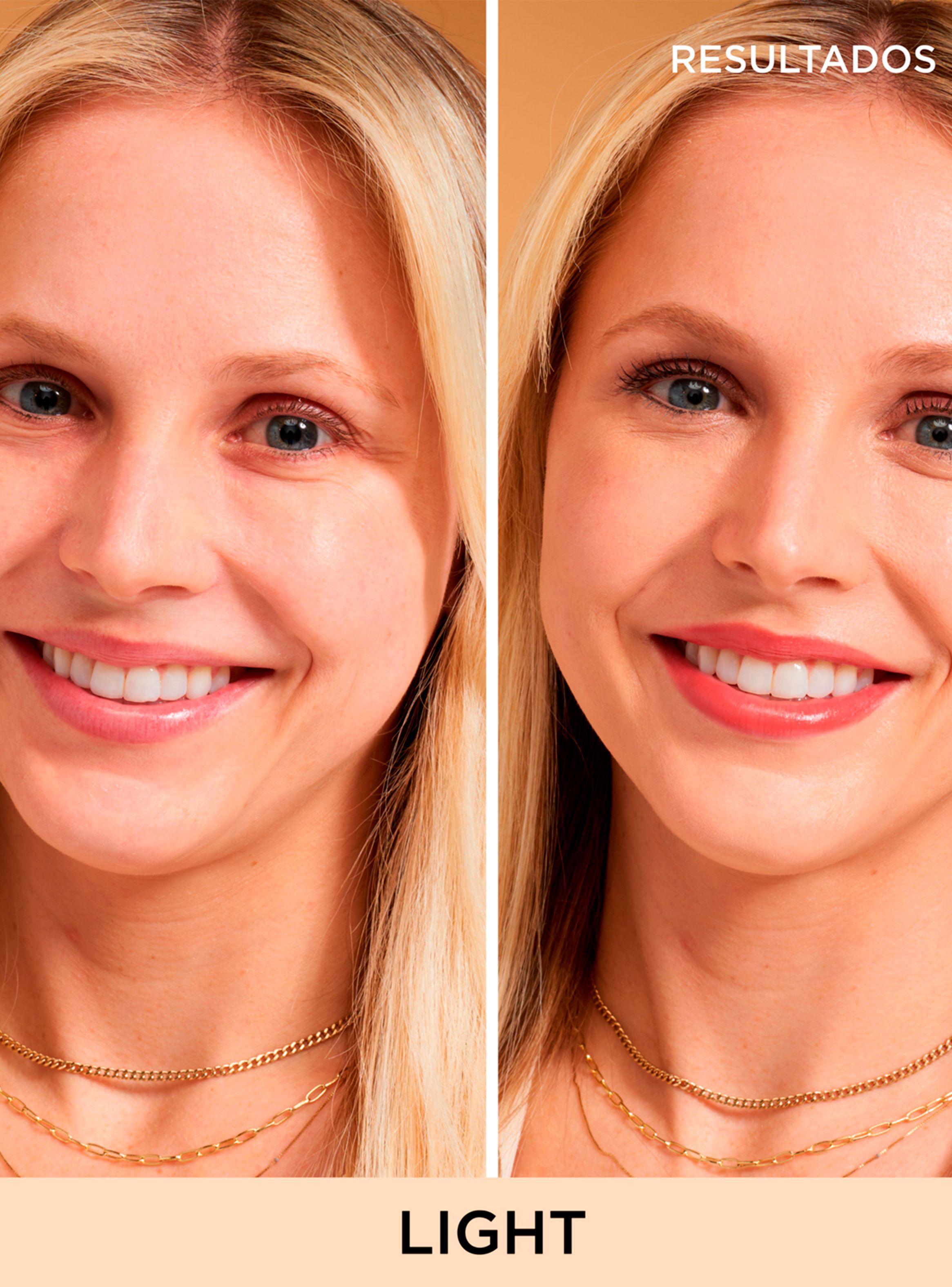 Base de Media Cobertura CC + Nude Glow Light con SPF 40-2