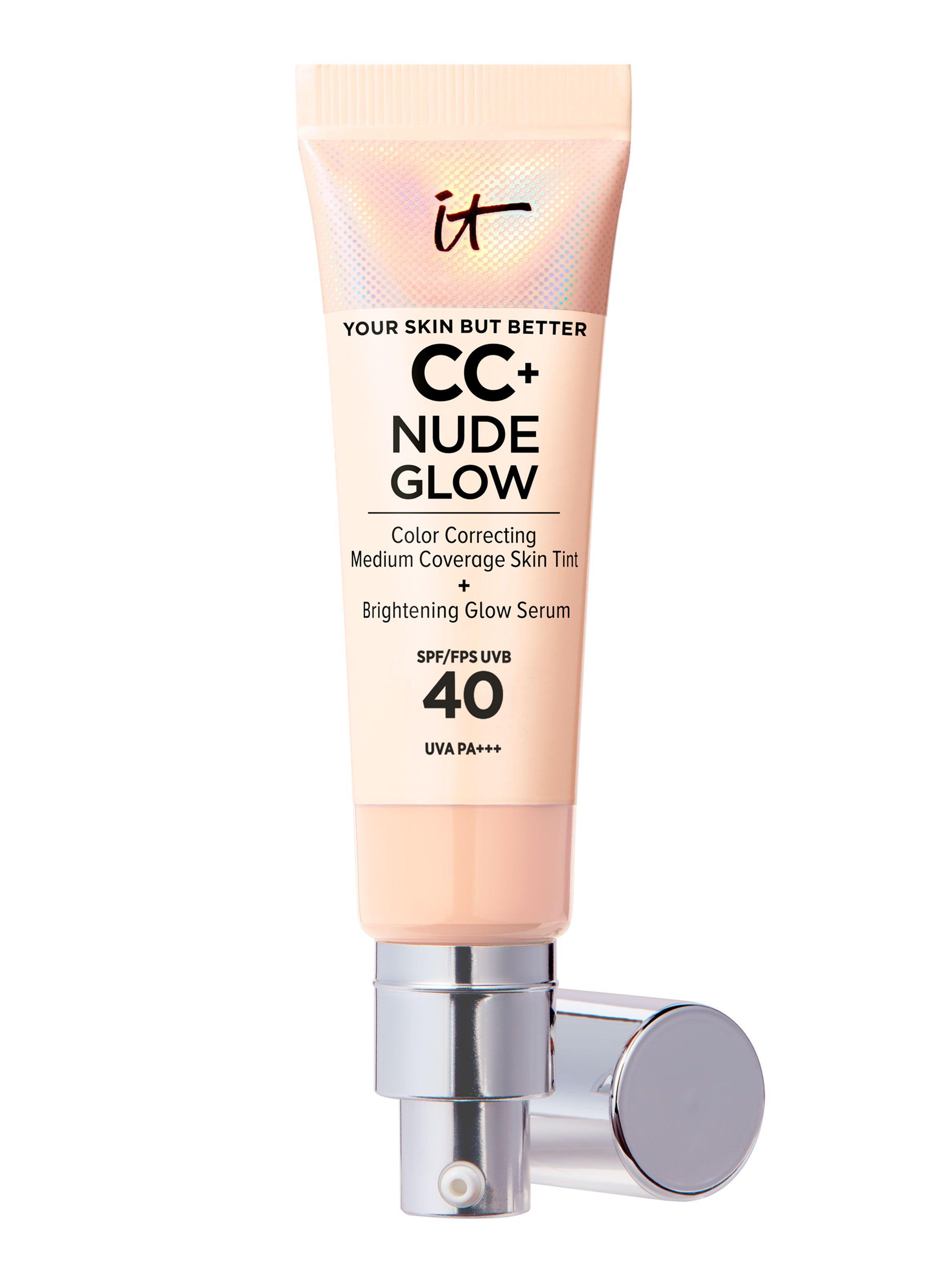Base de Media Cobertura CC + Nude Glow Light con SPF 40-0