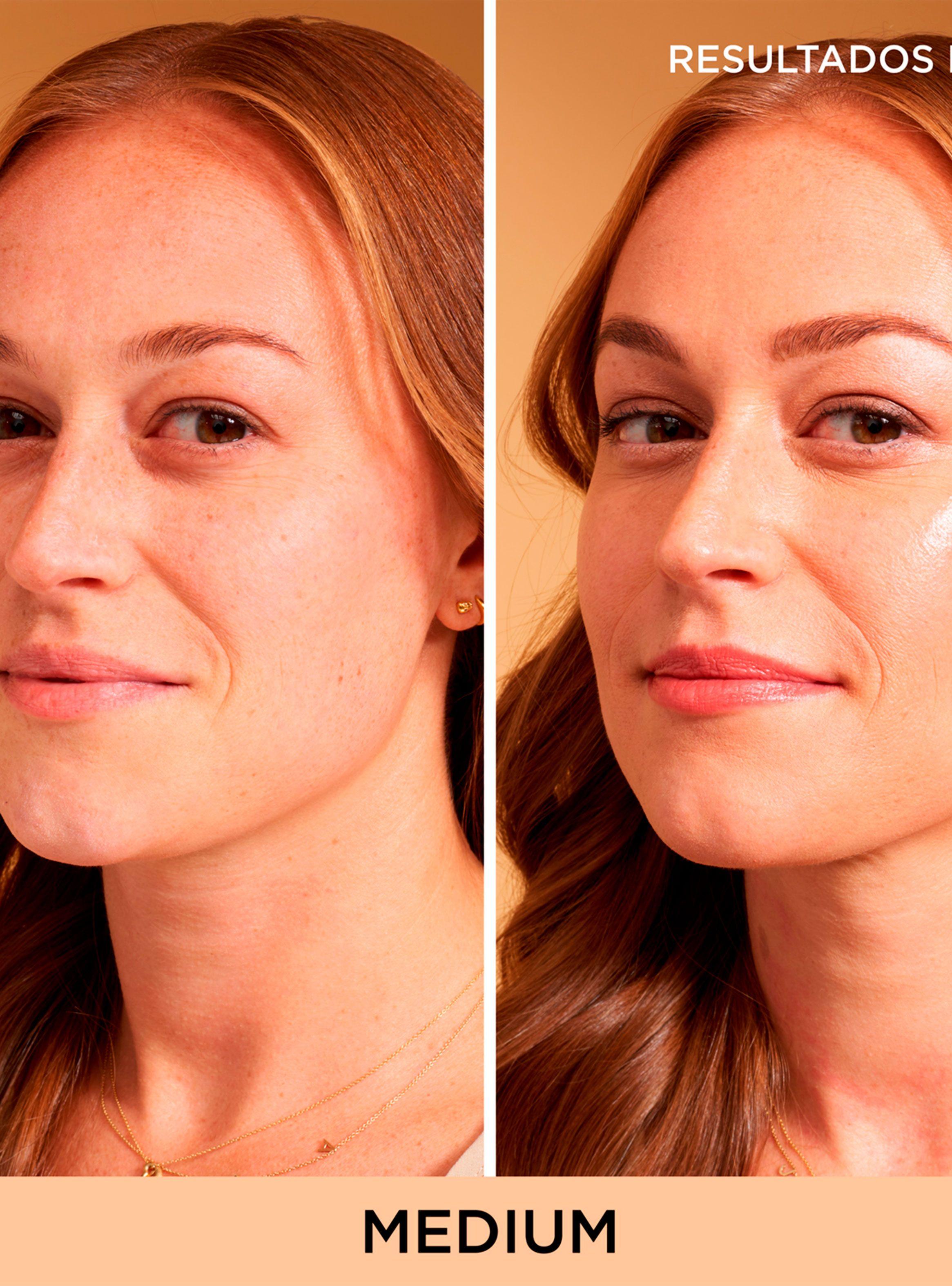 Base de Media Cobertura CC + Nude Glow Medium con SPF 40-2