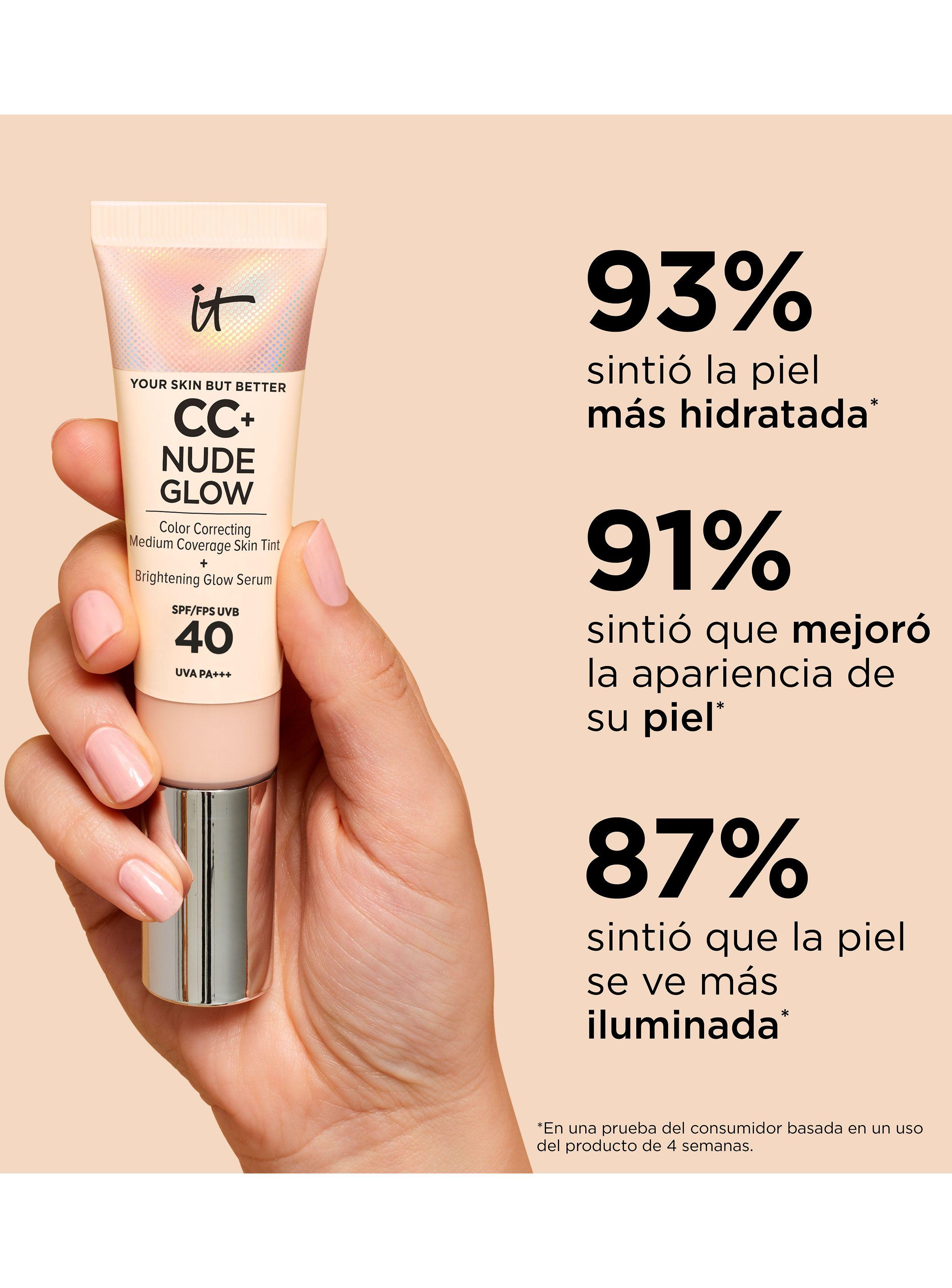 Base de Media Cobertura CC + Nude Glow Neutral Medium con SPF 40-4