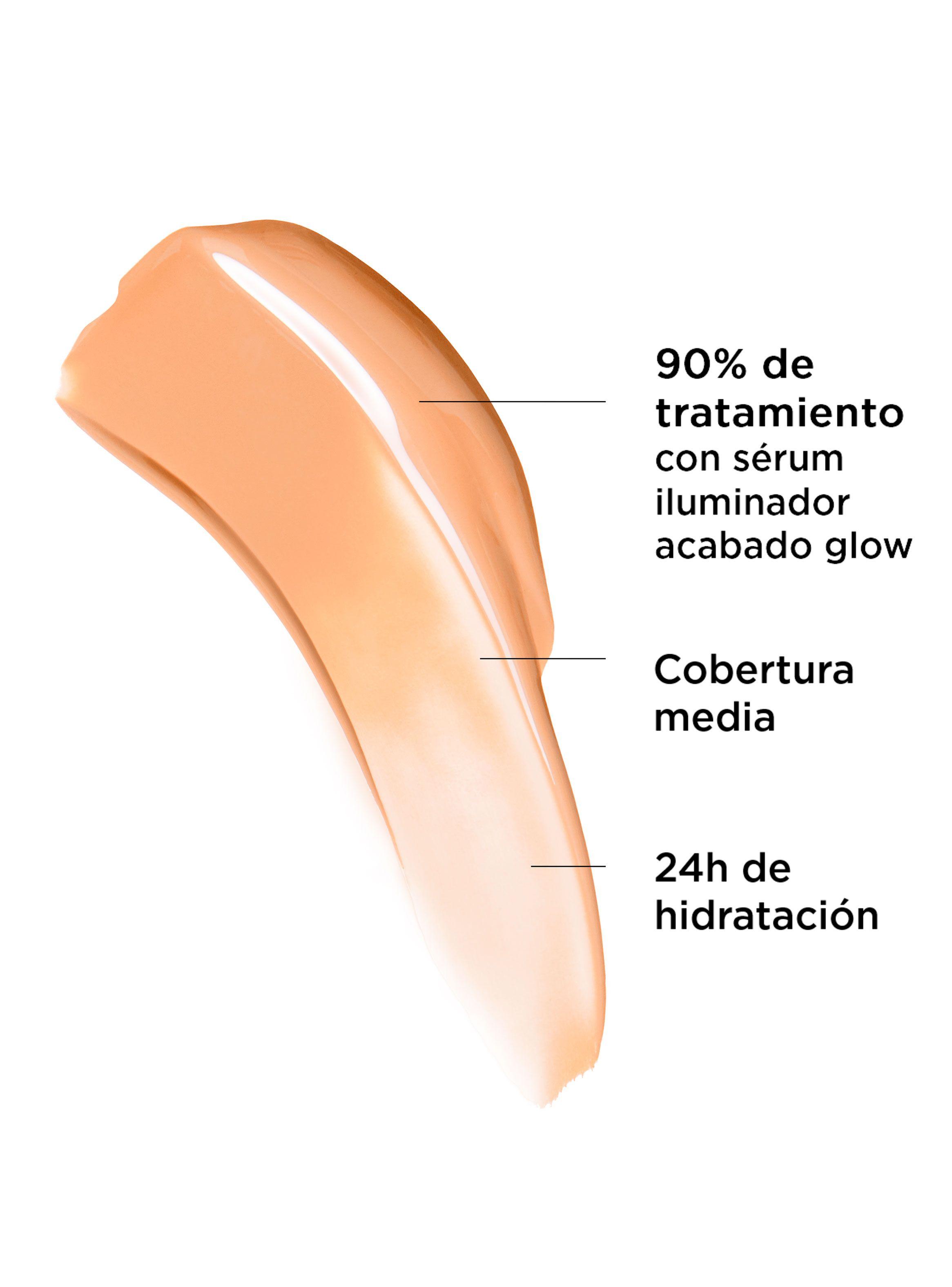 Base de Media Cobertura CC + Nude Glow Medium Tan con SPF 40-1