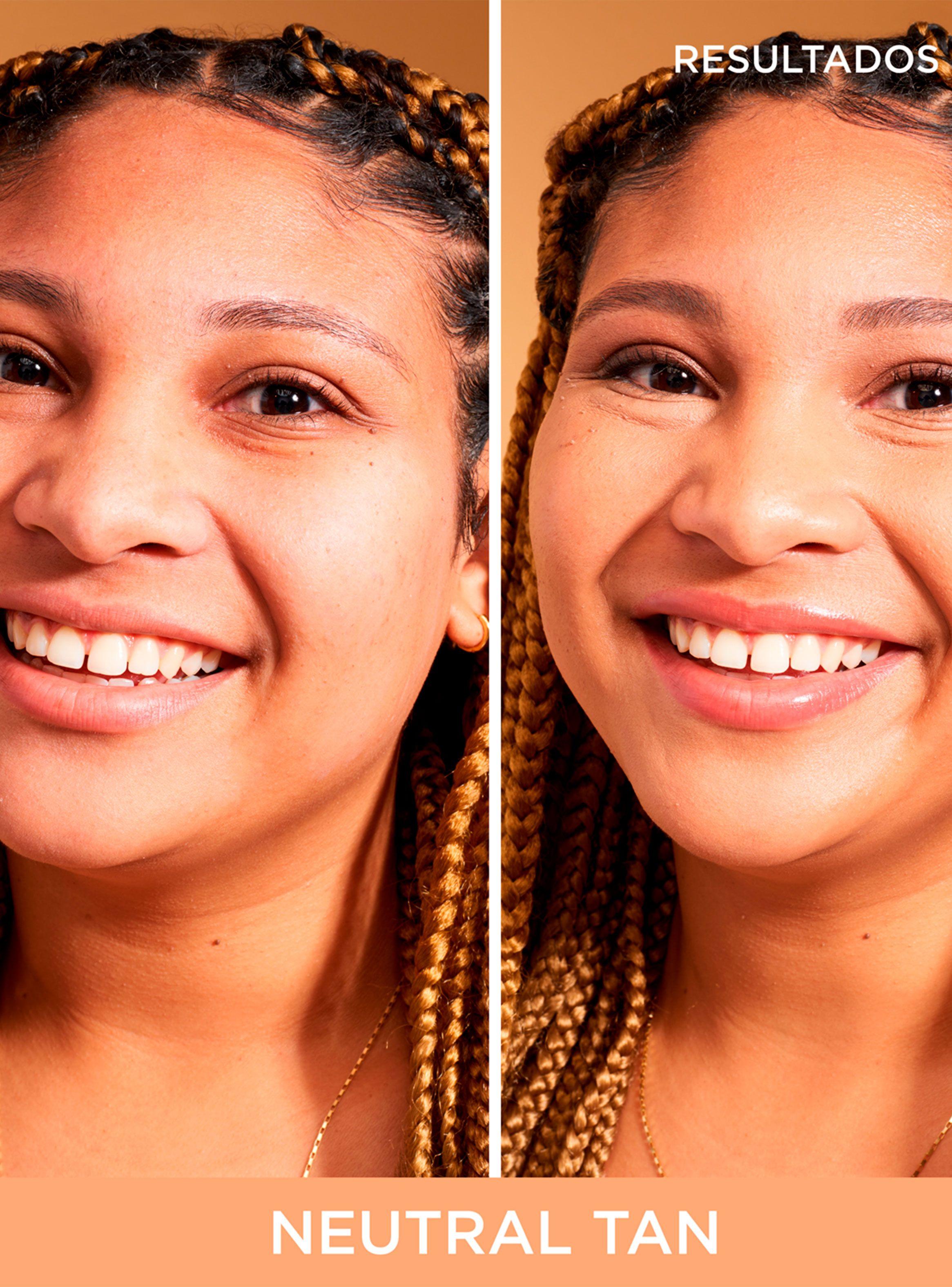 Base de Media Cobertura CC + Nude Glow Neutral Tan con SPF 40-2