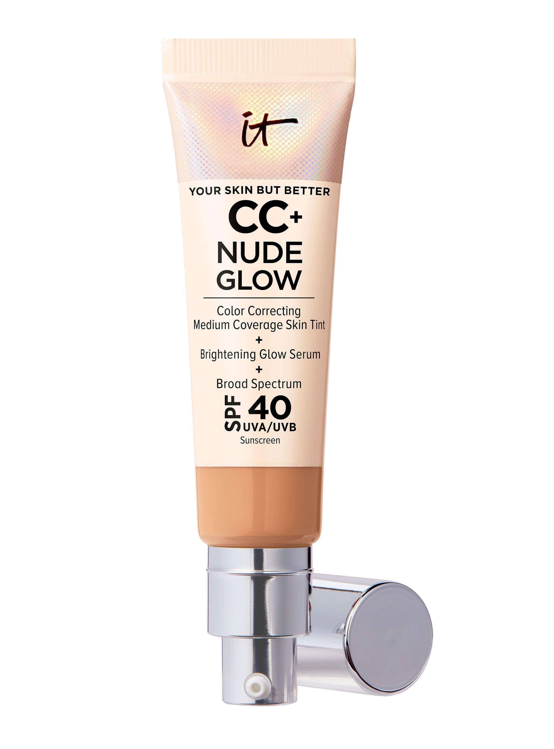 Base de Media Cobertura CC + Nude Glow Neutral Tan con SPF 40-0