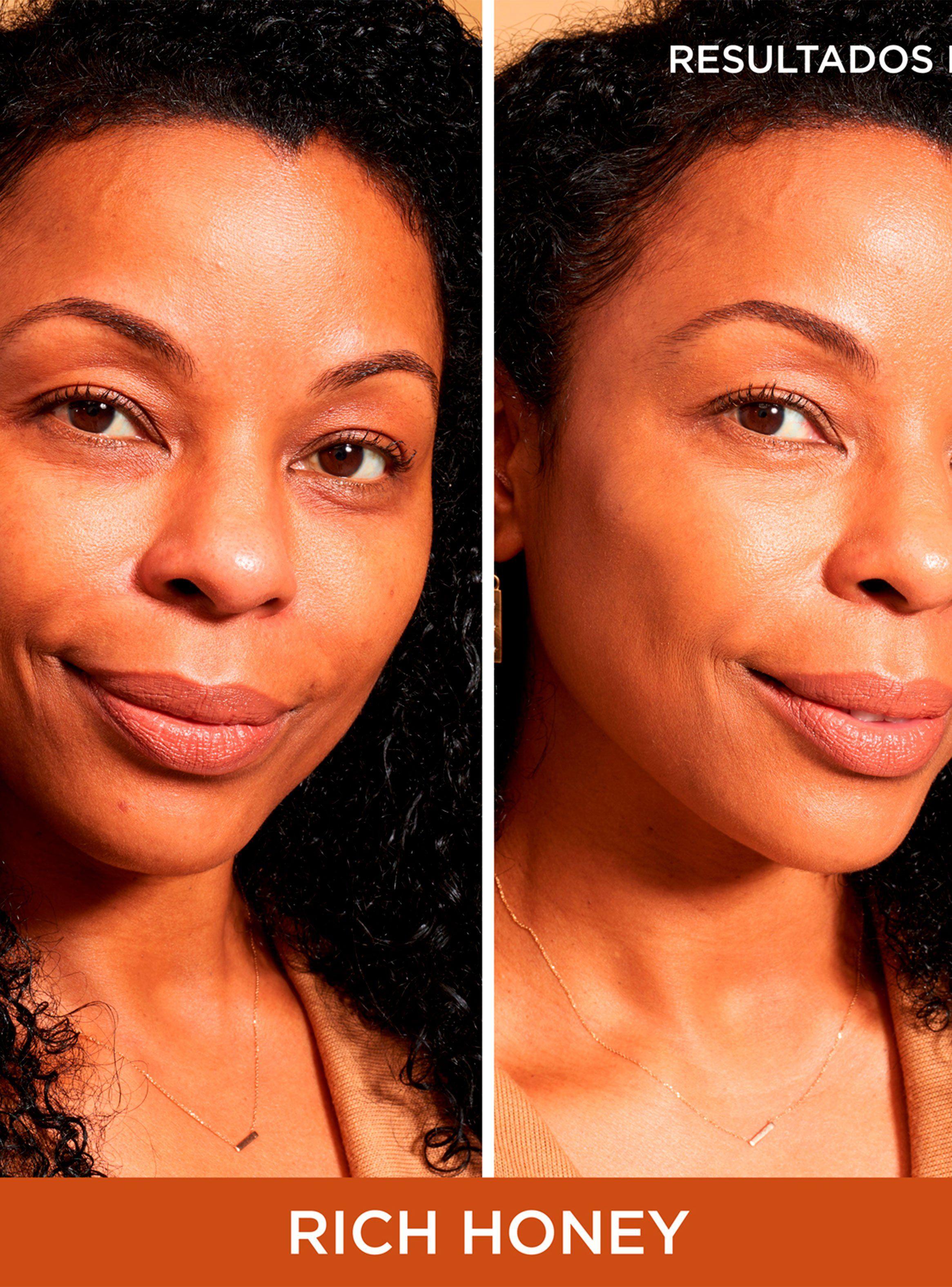 Base de Media Cobertura CC + Nude Glow Rich Honey con SPF 40-2