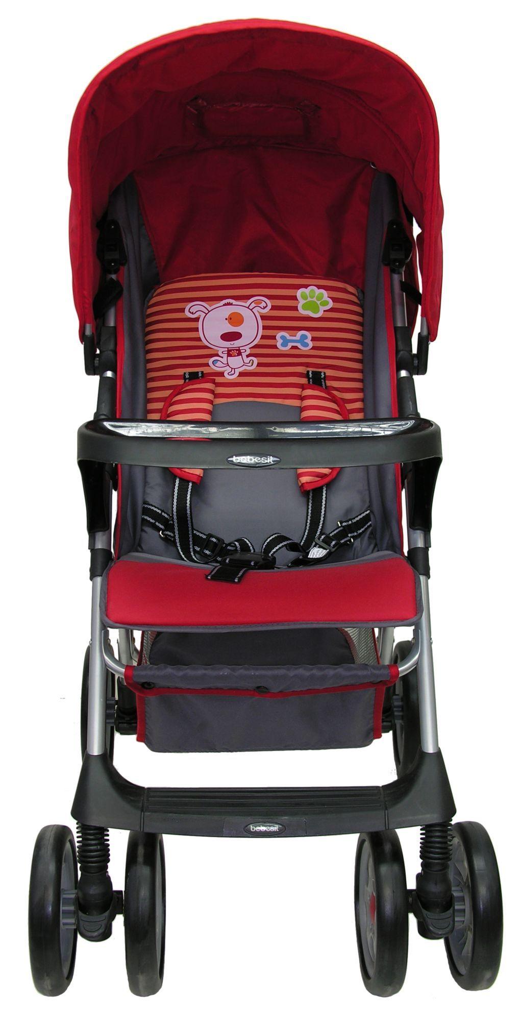 Coche Travel System Lisboa Rojo Bebesit-2