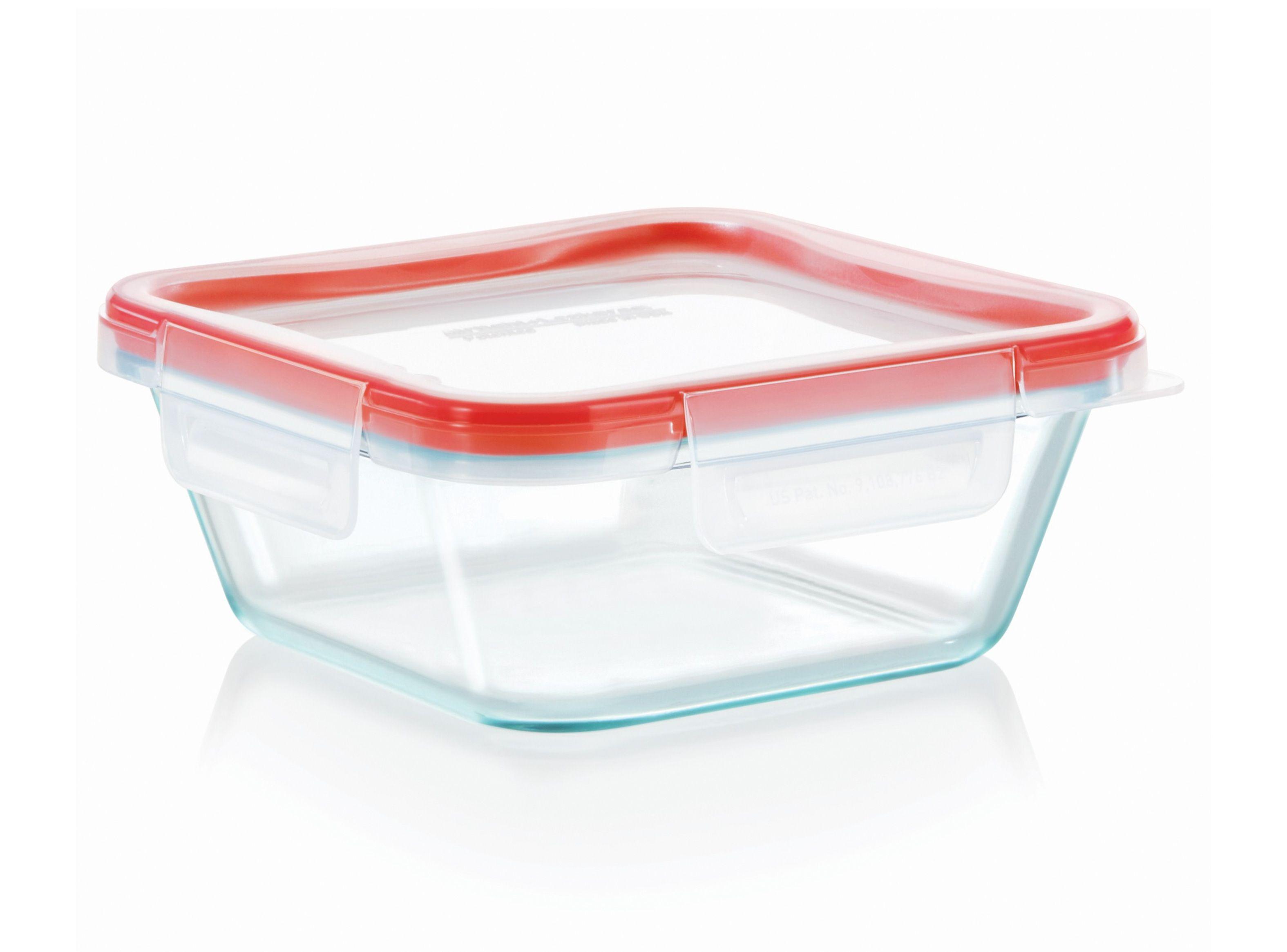 Hermético Vidrio con Tapa 12 x 12 x 4 cm Pyrex-0