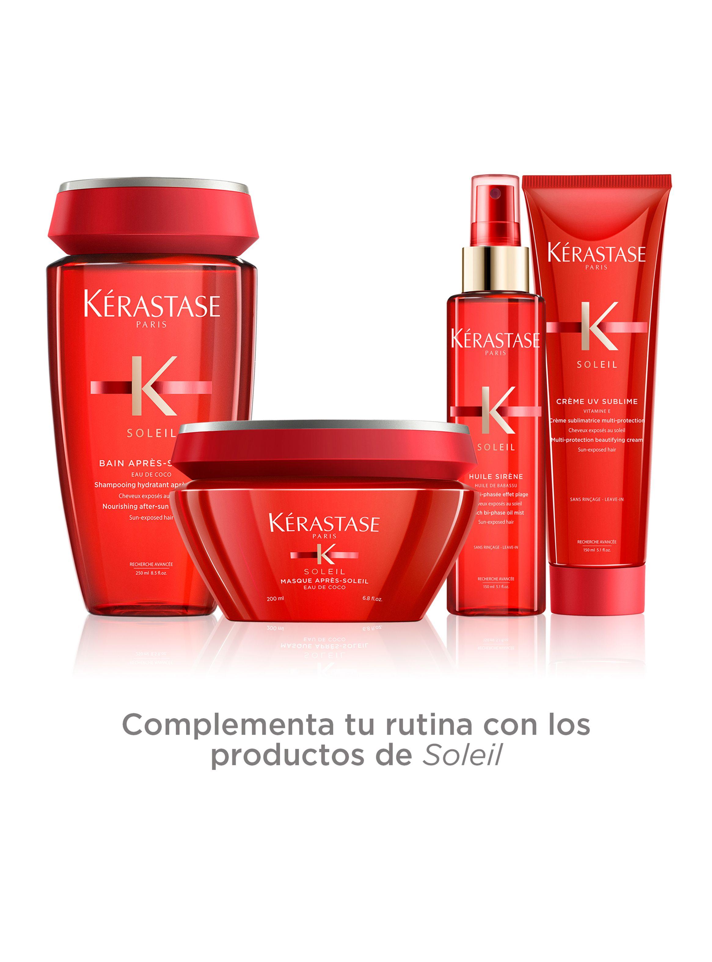 Máscara Kérastase Hidratación con Filtro UV Masque Après-Soleil Soleil 200 ml-5