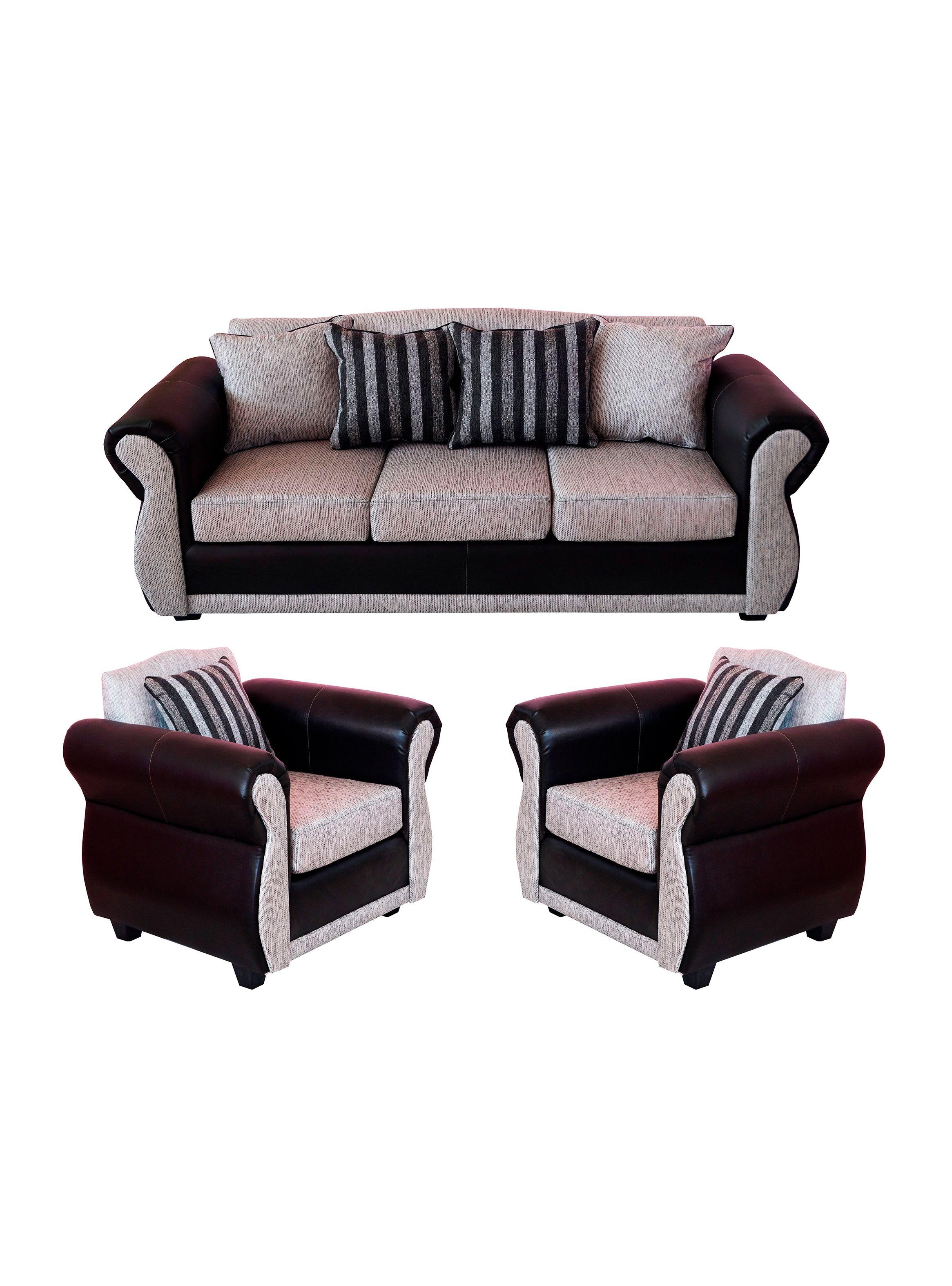 Juego de Living Ares Chenille Sofá 3C + Sillones 1C Stylo-0