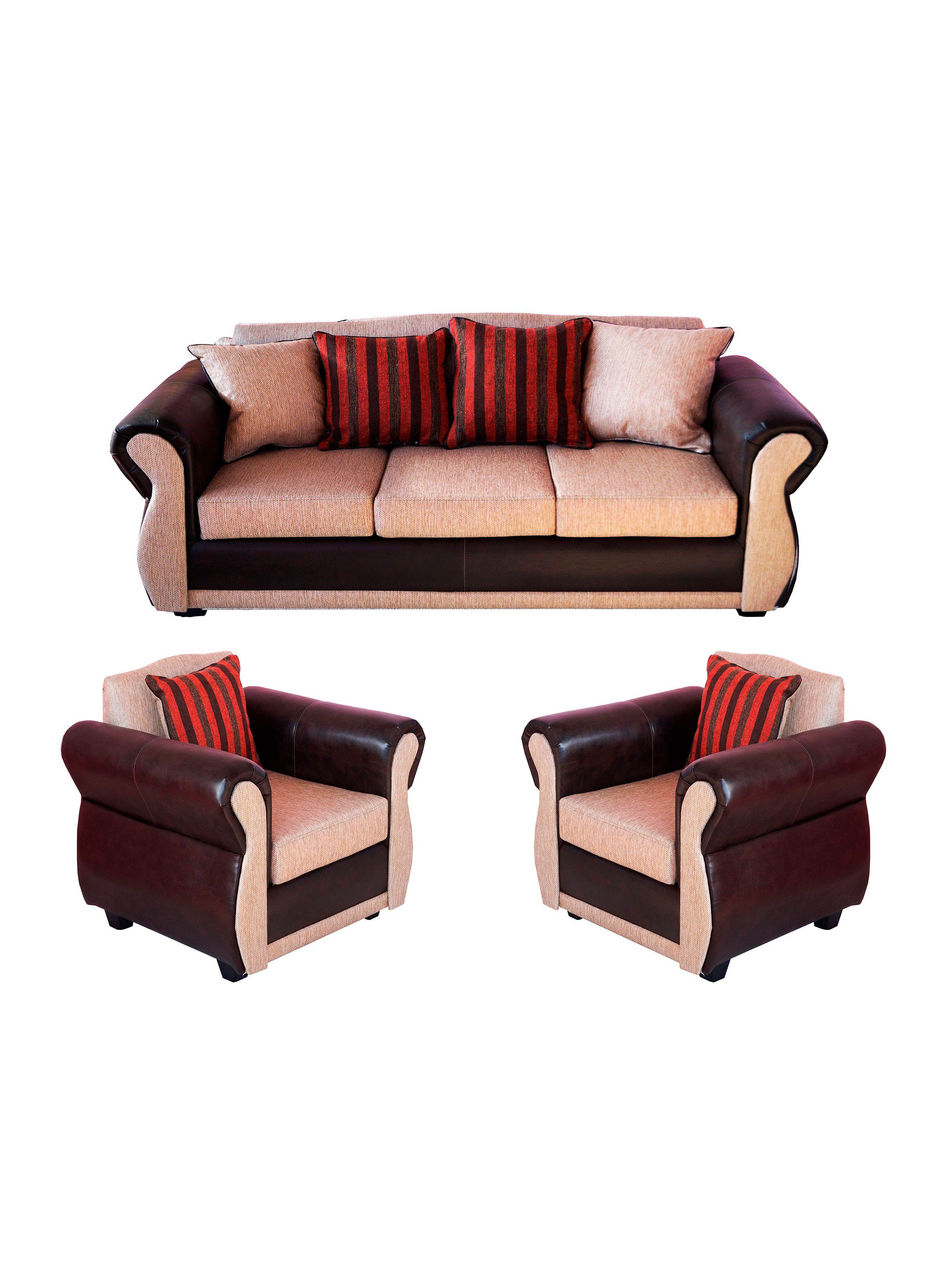 Juego de Living Ares Chenille Sofá 3C + Sillones 1C Stylo-0