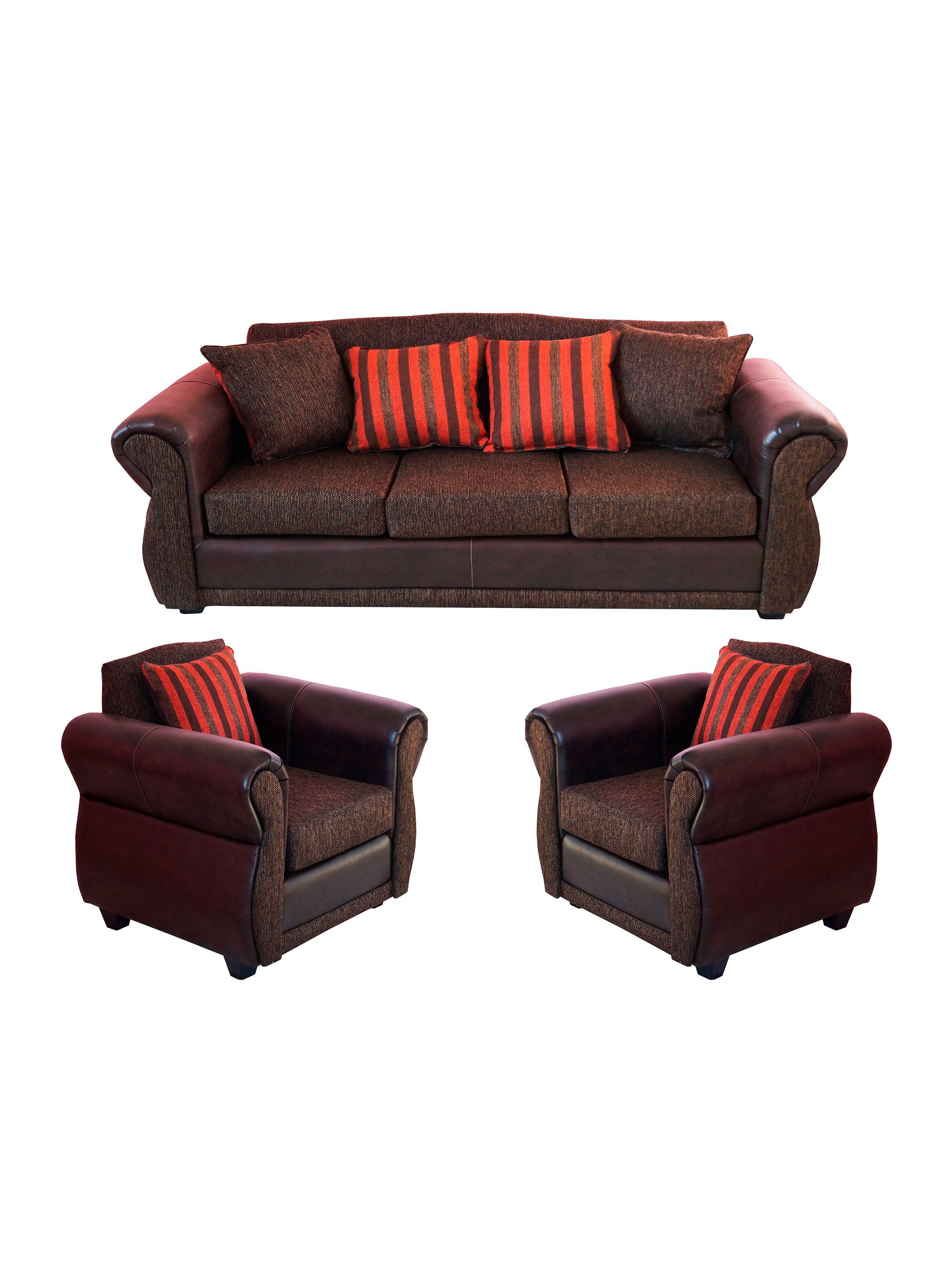 Juego de Living Ares Chenille Sofá 3C + Sillones 1C Stylo-0