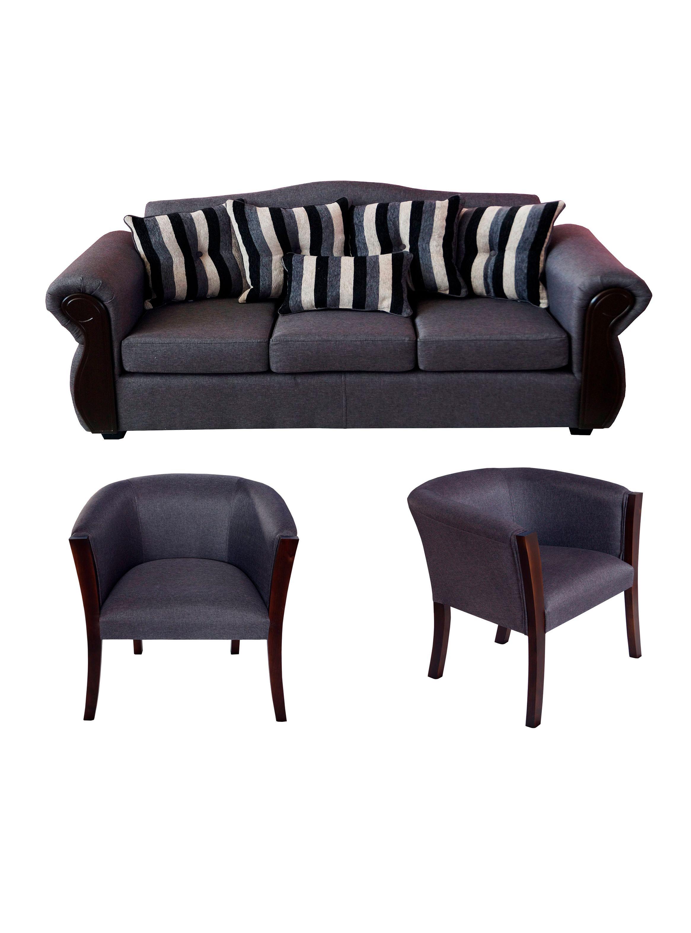 Juego Stylo de Living Andre Lino Sofá 3C + Sillones 1C Stylo-0