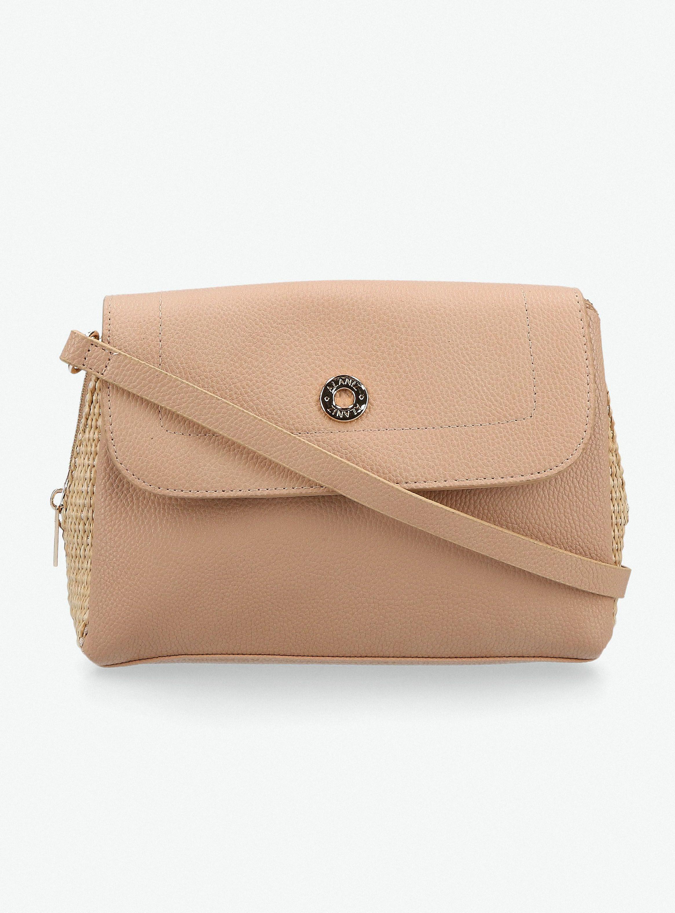 Cartera Crossbody con Bolsillo Look Raffia-2