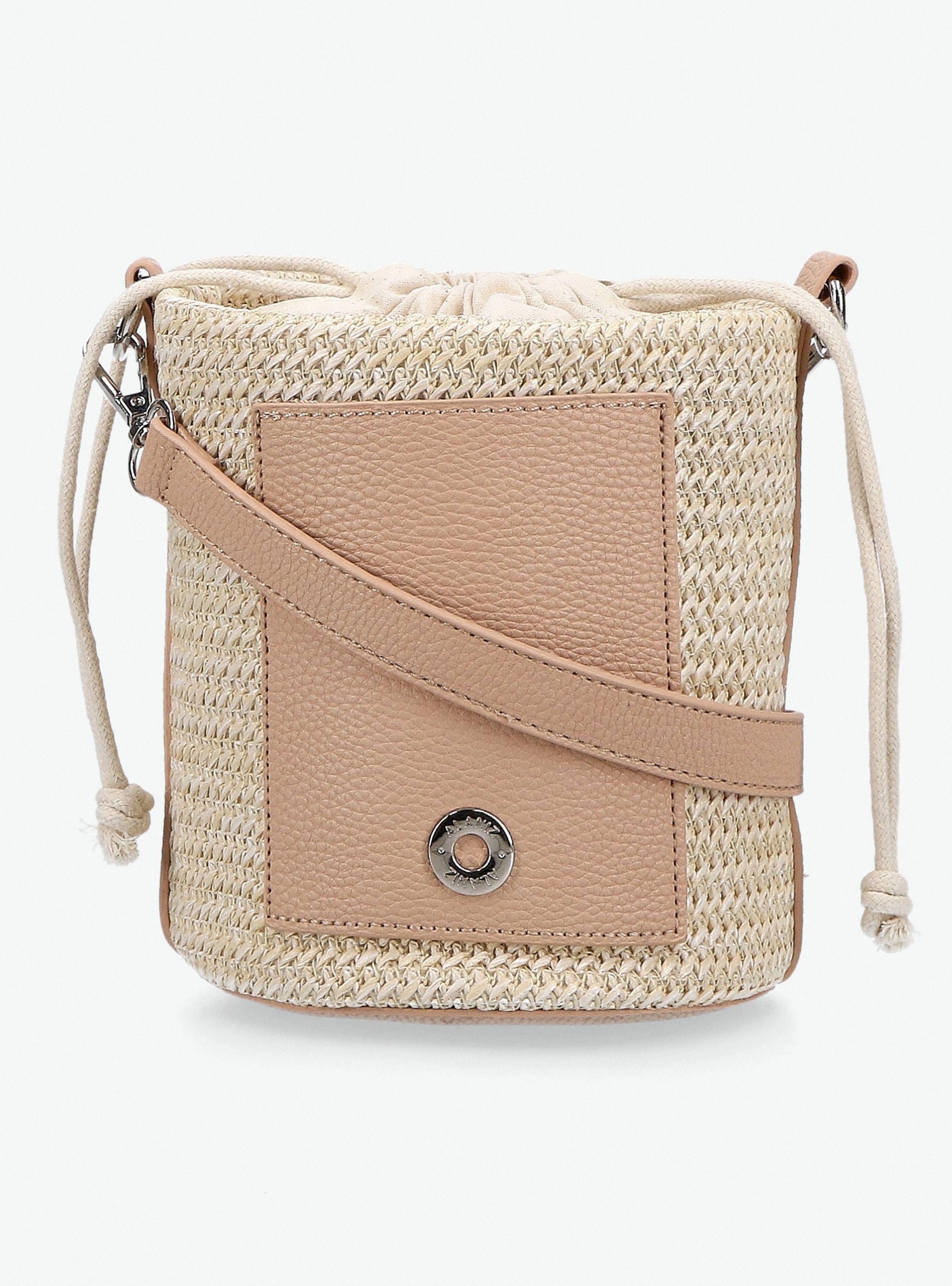 Cartera Crossbody Tipo Saco Look Raffia-2
